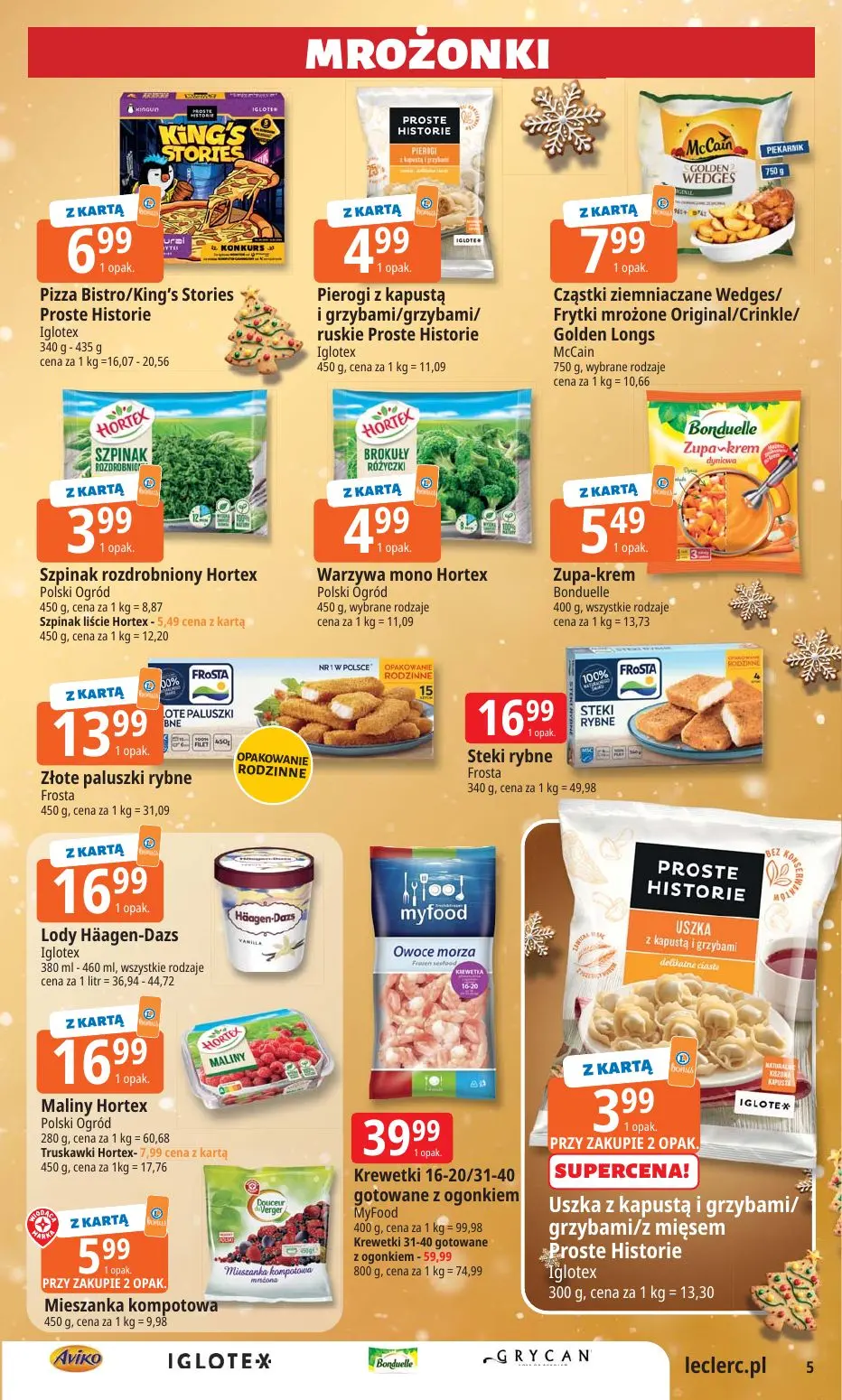 gazetka promocyjna E.Leclerc Święta w dobrej cenie. Wersja rozszerzona - Strona 5