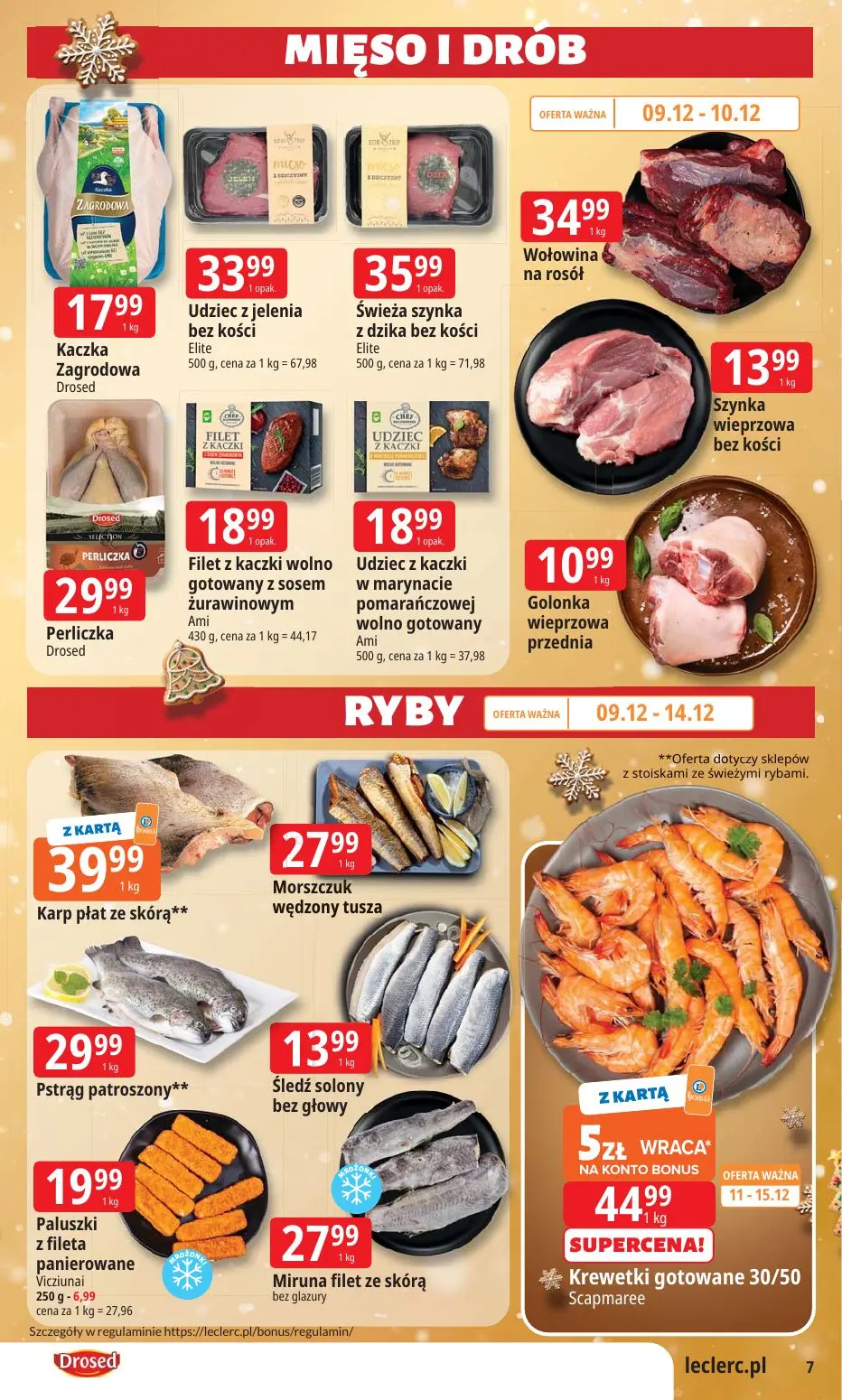 gazetka promocyjna E.Leclerc Święta w dobrej cenie. Wersja rozszerzona - Strona 7