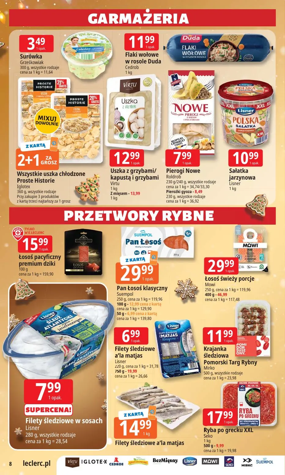 gazetka promocyjna E.Leclerc Święta w dobrej cenie. Wersja rozszerzona - Strona 8