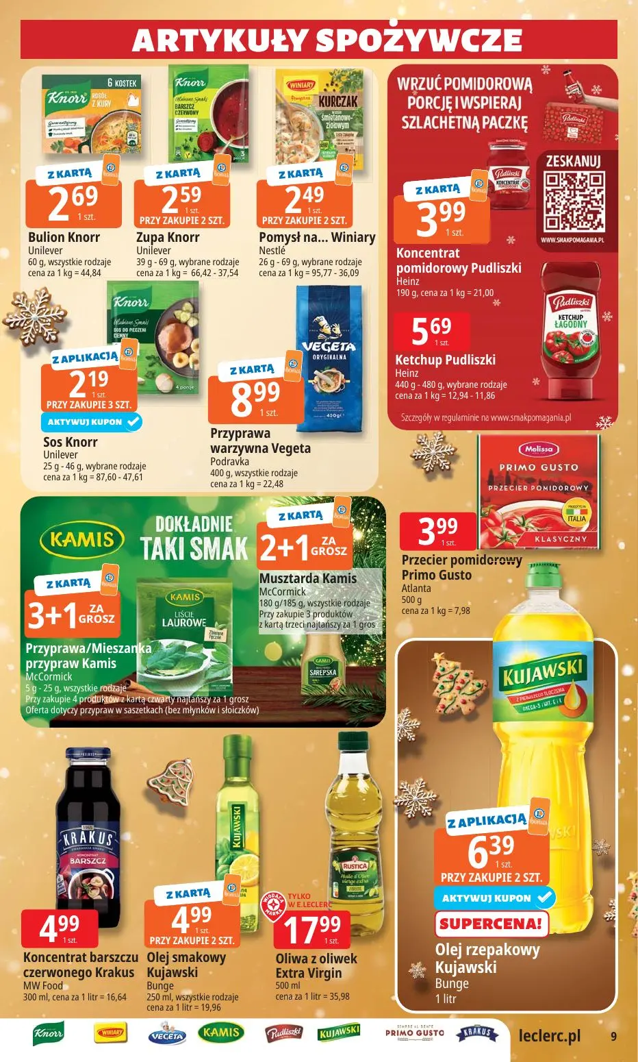 gazetka promocyjna E.Leclerc Święta w dobrej cenie. Wersja rozszerzona - Strona 9