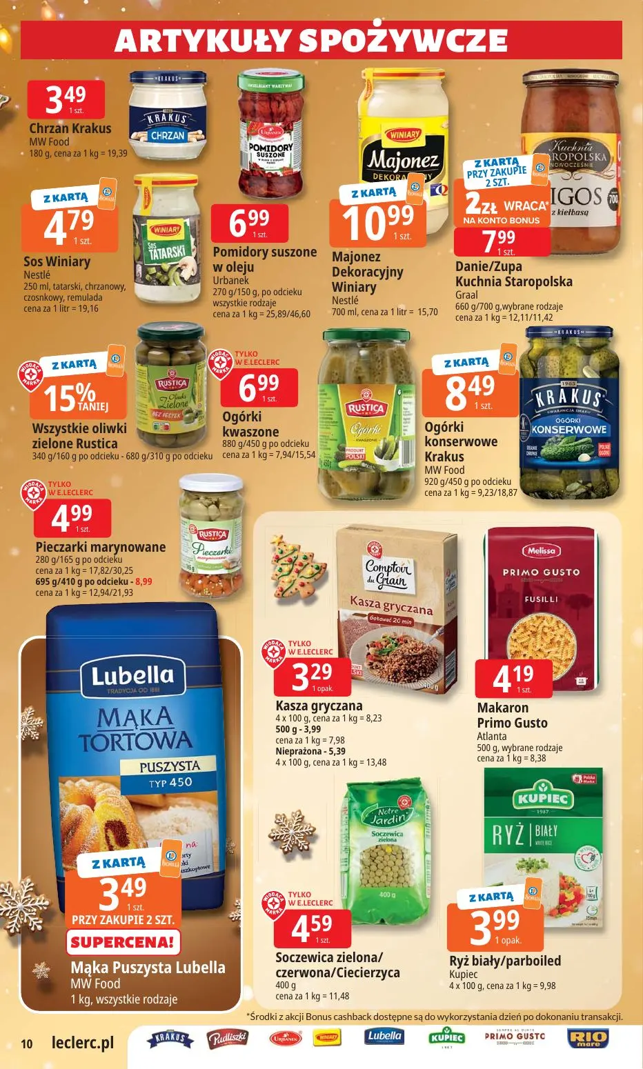 gazetka promocyjna E.Leclerc Święta w dobrej cenie. Wersja rozszerzona - Strona 10