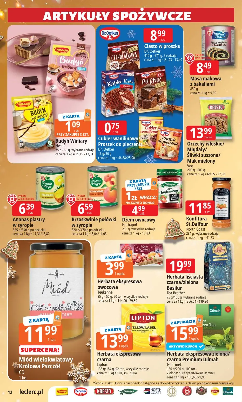 gazetka promocyjna E.Leclerc Święta w dobrej cenie. Wersja rozszerzona - Strona 12