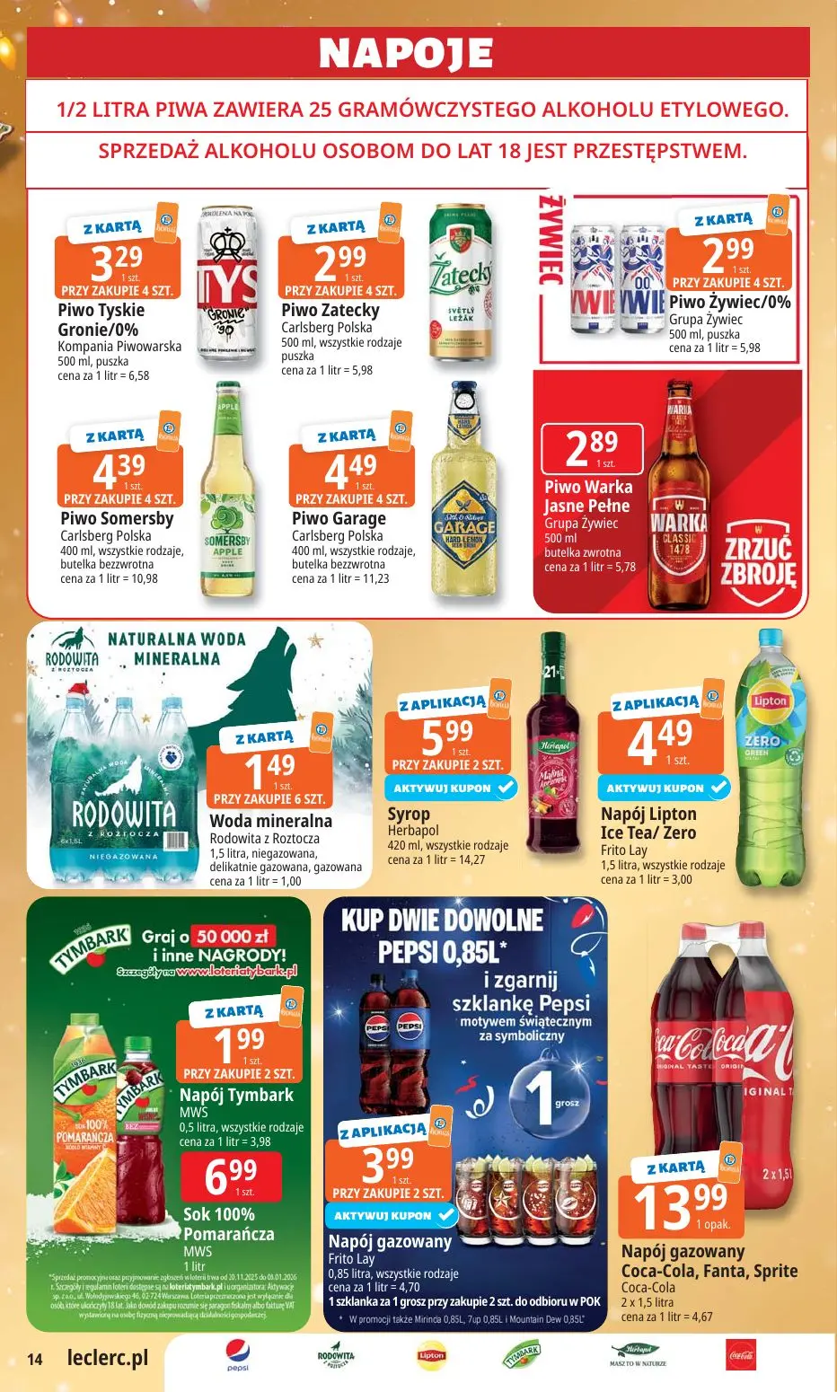 gazetka promocyjna E.Leclerc Święta w dobrej cenie. Wersja rozszerzona - Strona 14