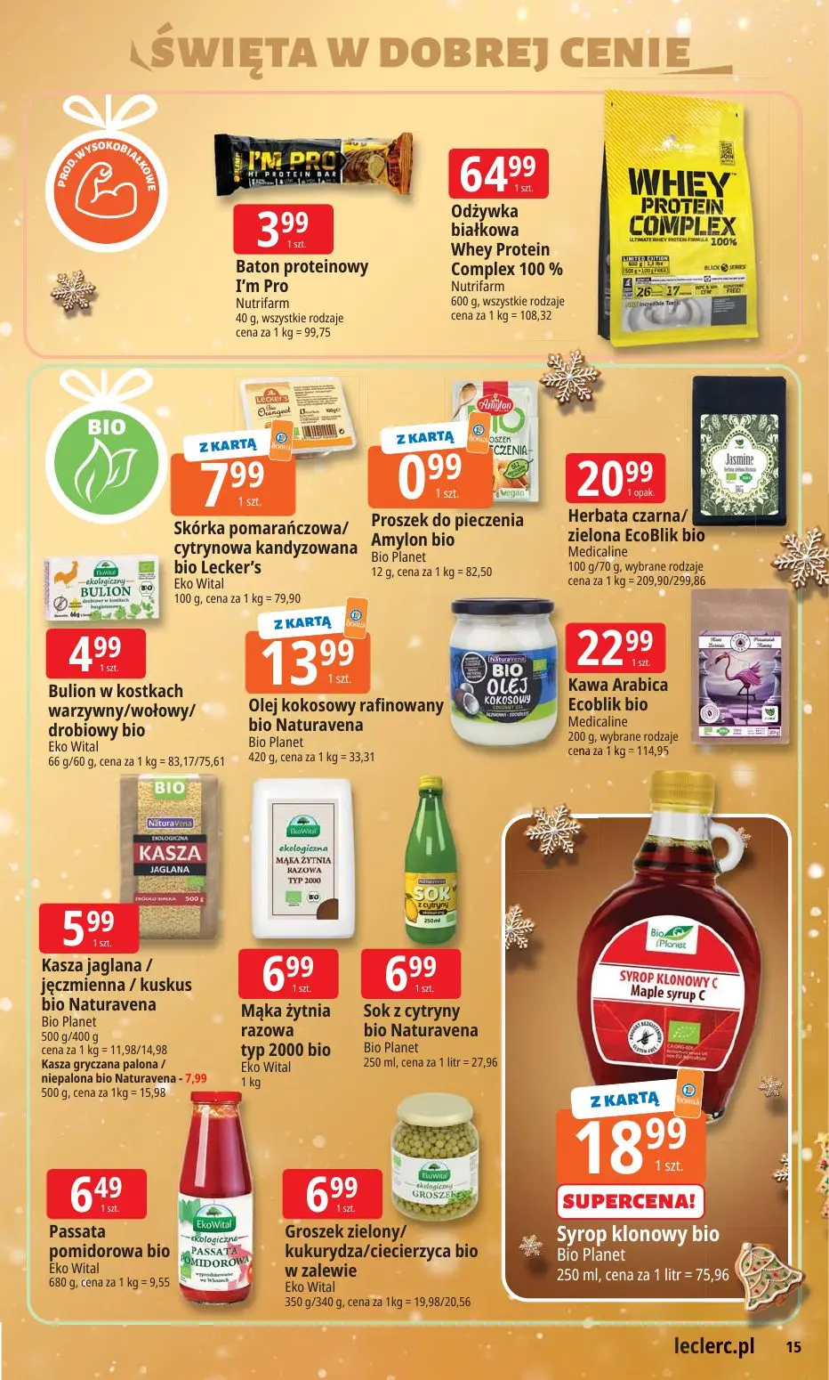 gazetka promocyjna E.Leclerc Święta w dobrej cenie. Wersja rozszerzona - Strona 15