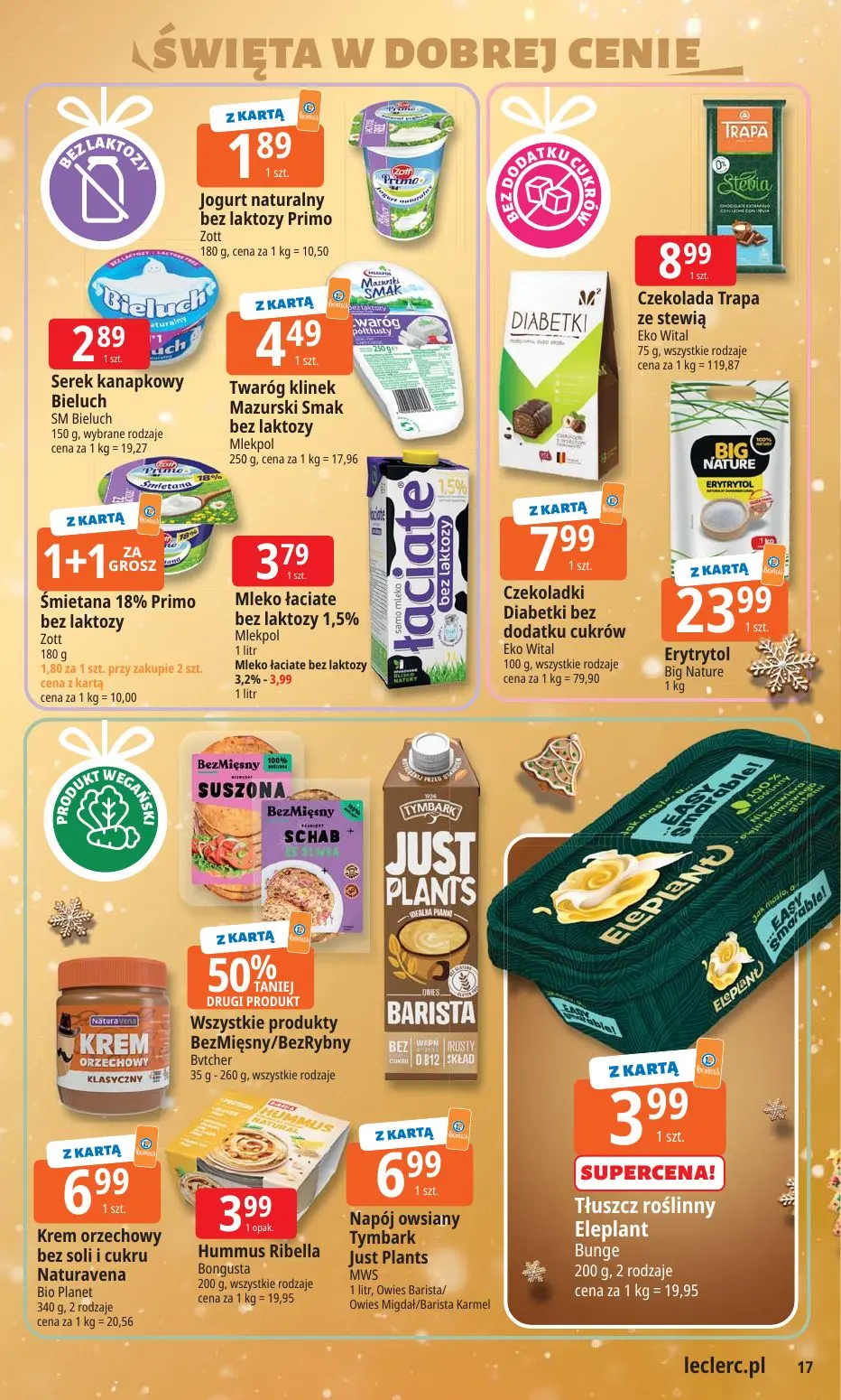 gazetka promocyjna E.Leclerc Święta w dobrej cenie. Wersja rozszerzona - Strona 17