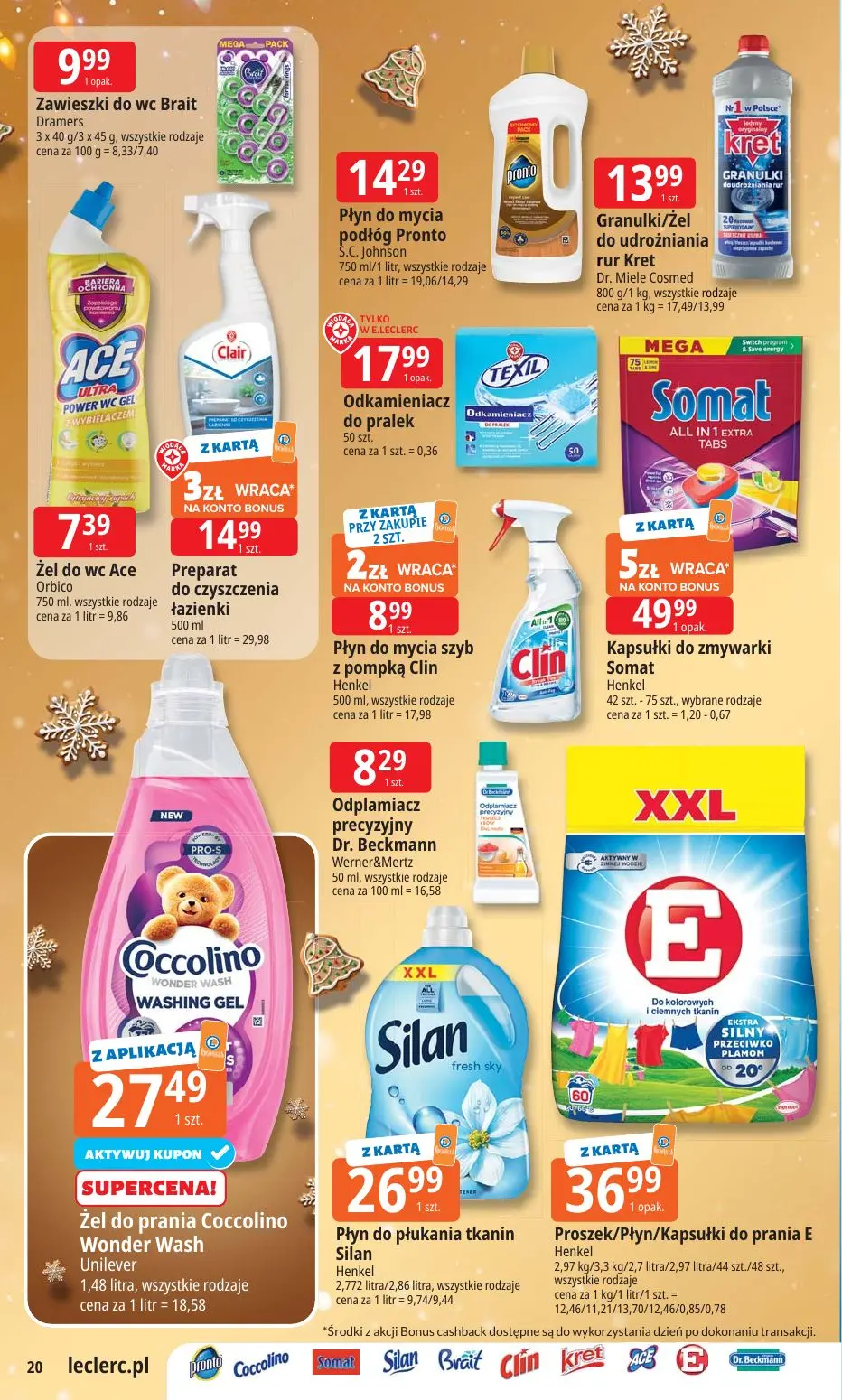 gazetka promocyjna E.Leclerc Święta w dobrej cenie. Wersja rozszerzona - Strona 20