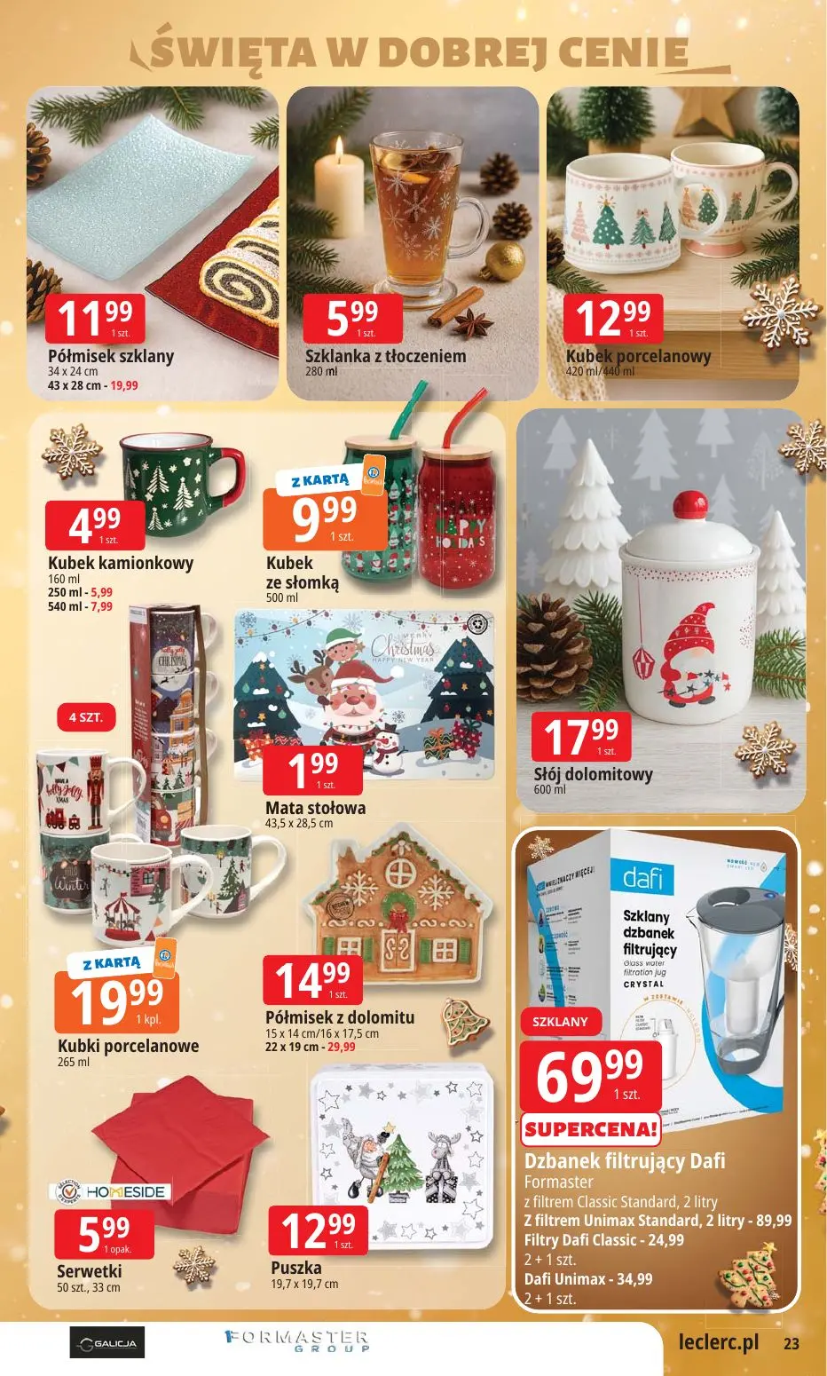 gazetka promocyjna E.Leclerc Święta w dobrej cenie. Wersja rozszerzona - Strona 23