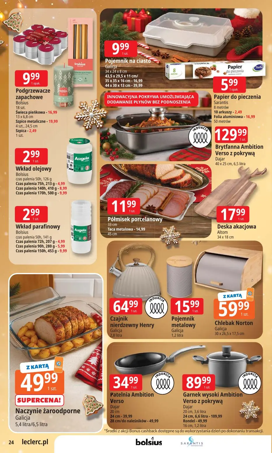 gazetka promocyjna E.Leclerc Święta w dobrej cenie. Wersja rozszerzona - Strona 24