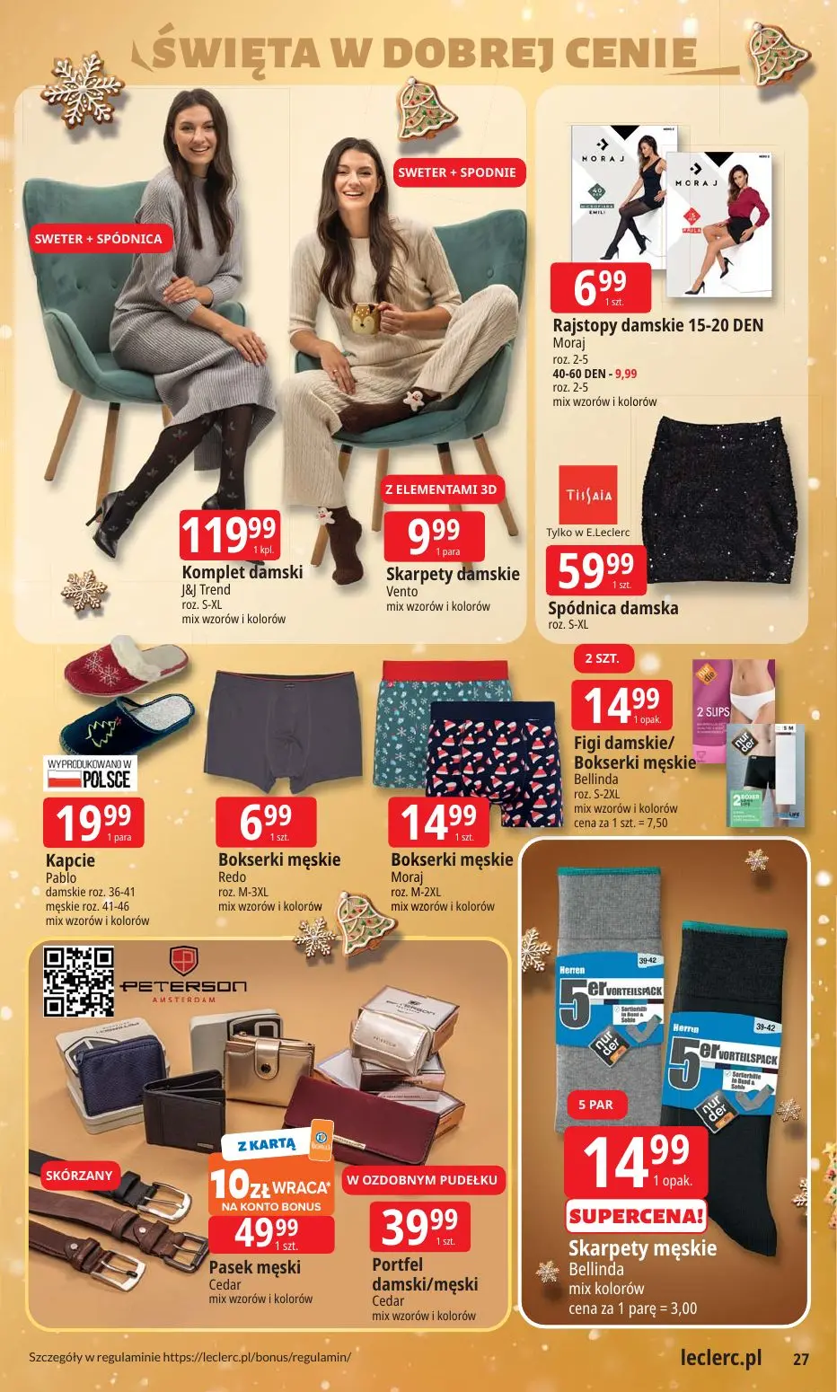 gazetka promocyjna E.Leclerc Święta w dobrej cenie. Wersja rozszerzona - Strona 27