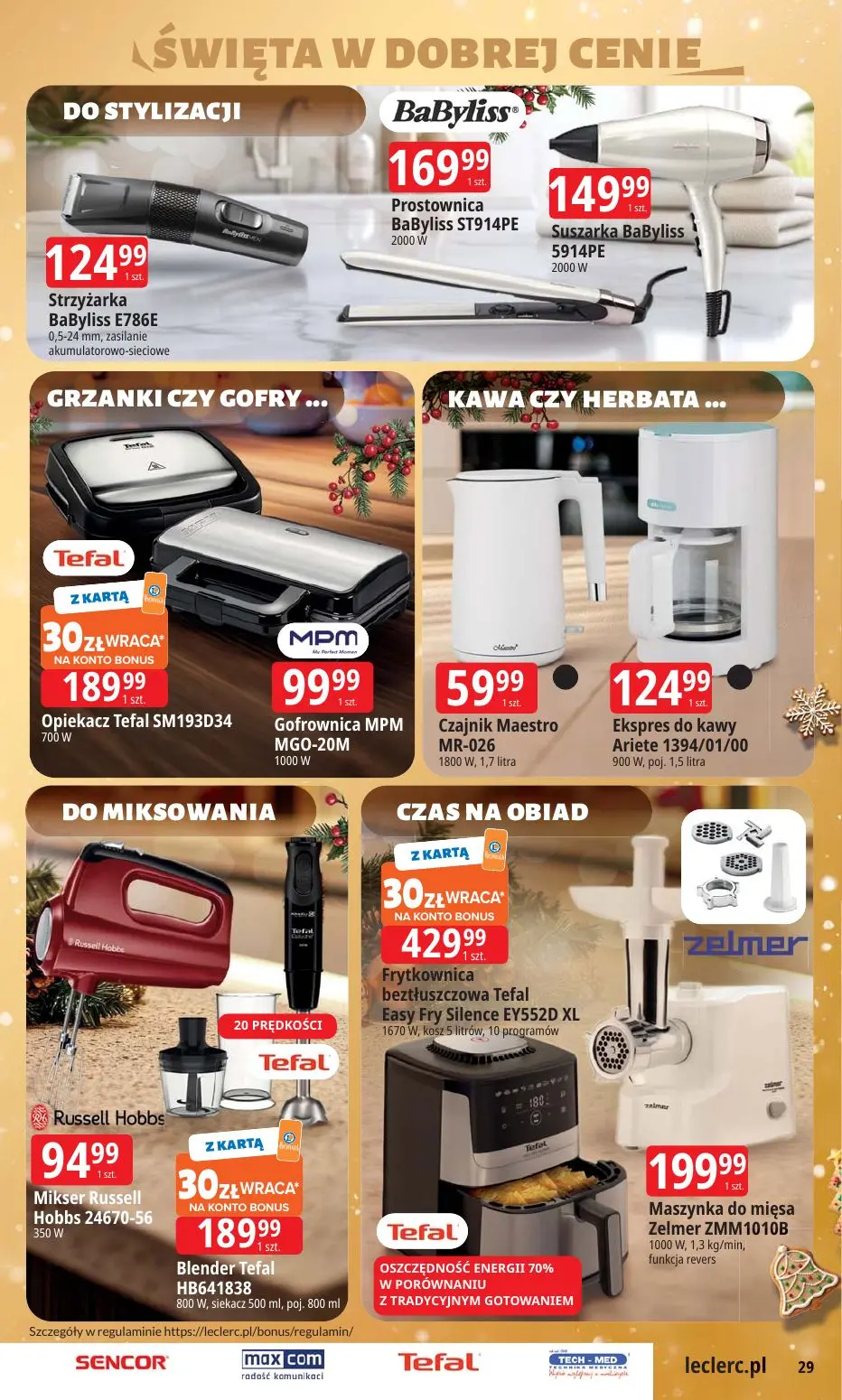 gazetka promocyjna E.Leclerc Święta w dobrej cenie. Wersja rozszerzona - Strona 29