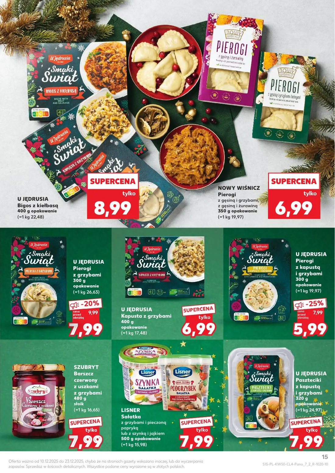 gazetka promocyjna Kaufland Święta takie, jak lubisz! - Strona 15