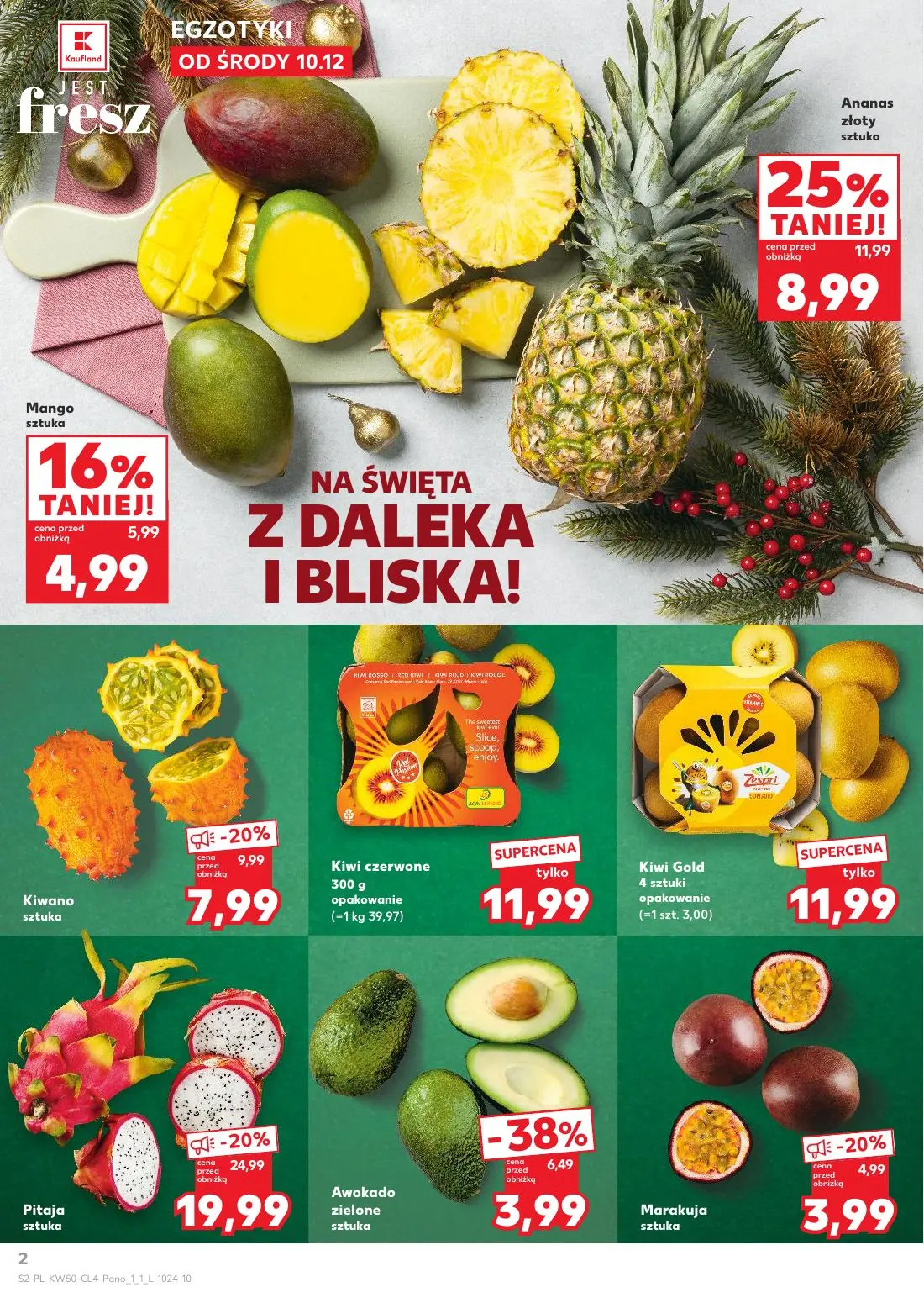 gazetka promocyjna Kaufland Święta takie, jak lubisz! - Strona 2