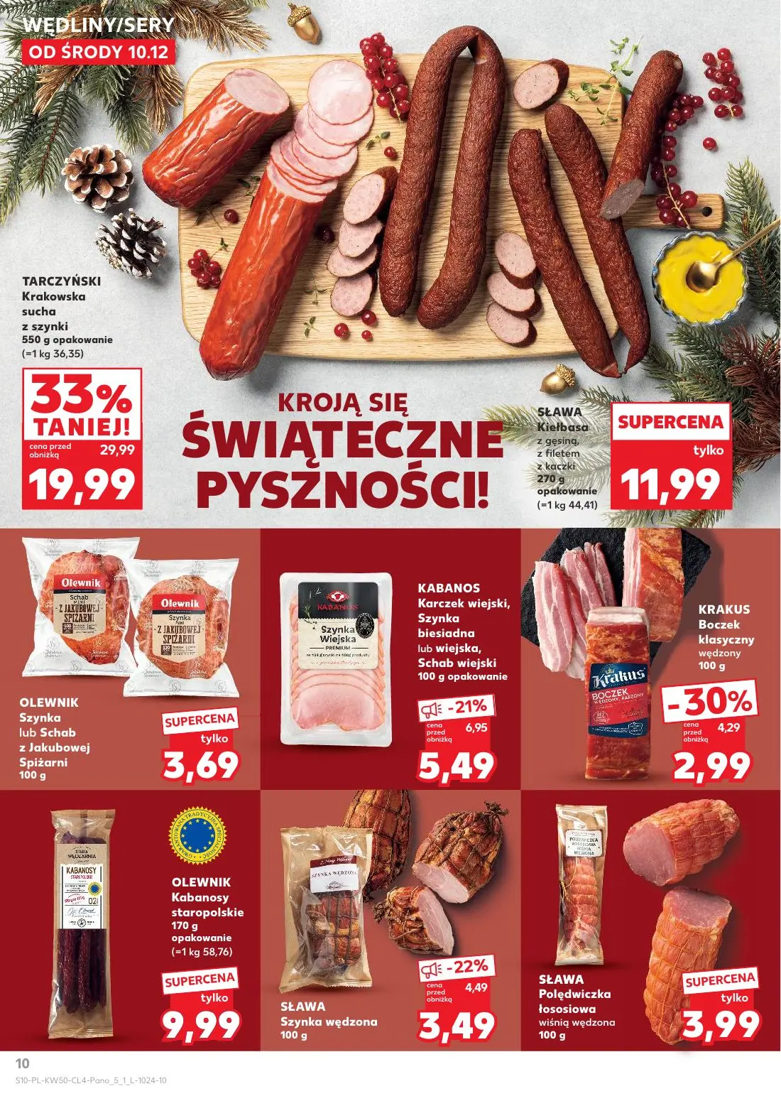 gazetka promocyjna Kaufland Święta takie, jak lubisz! - Strona 10
