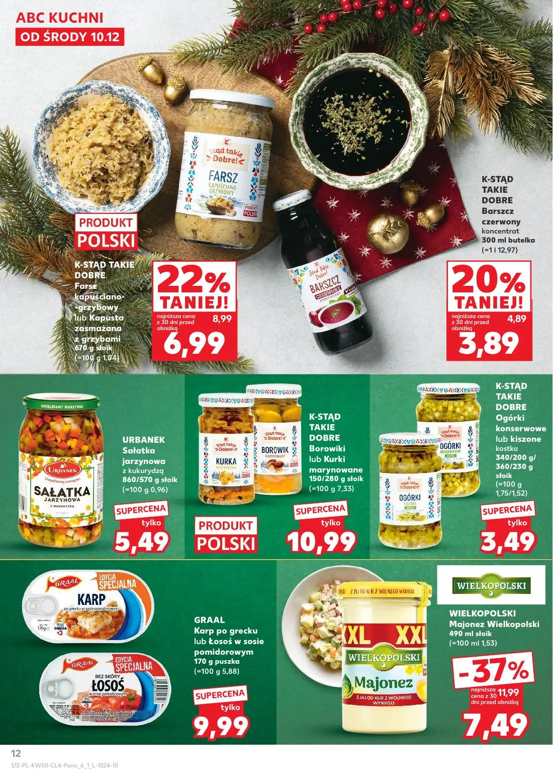 gazetka promocyjna Kaufland Święta takie, jak lubisz! - Strona 12