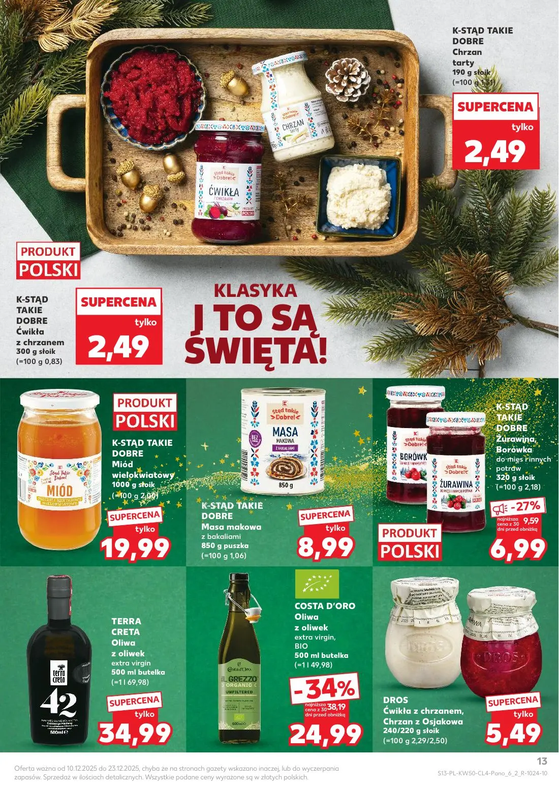 gazetka promocyjna Kaufland Święta takie, jak lubisz! - Strona 13