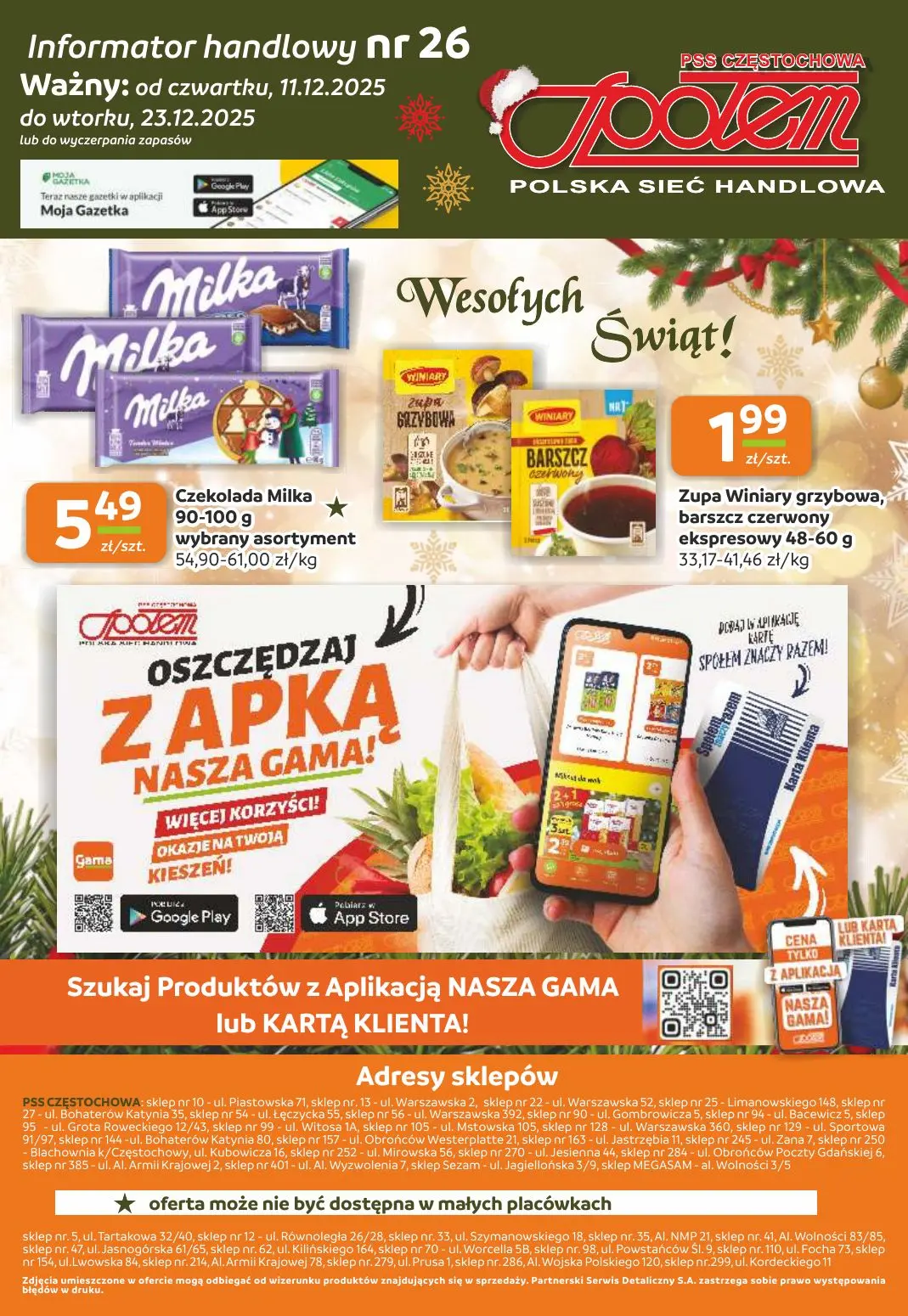 gazetka promocyjna Społem Częstochowa - Strona 16