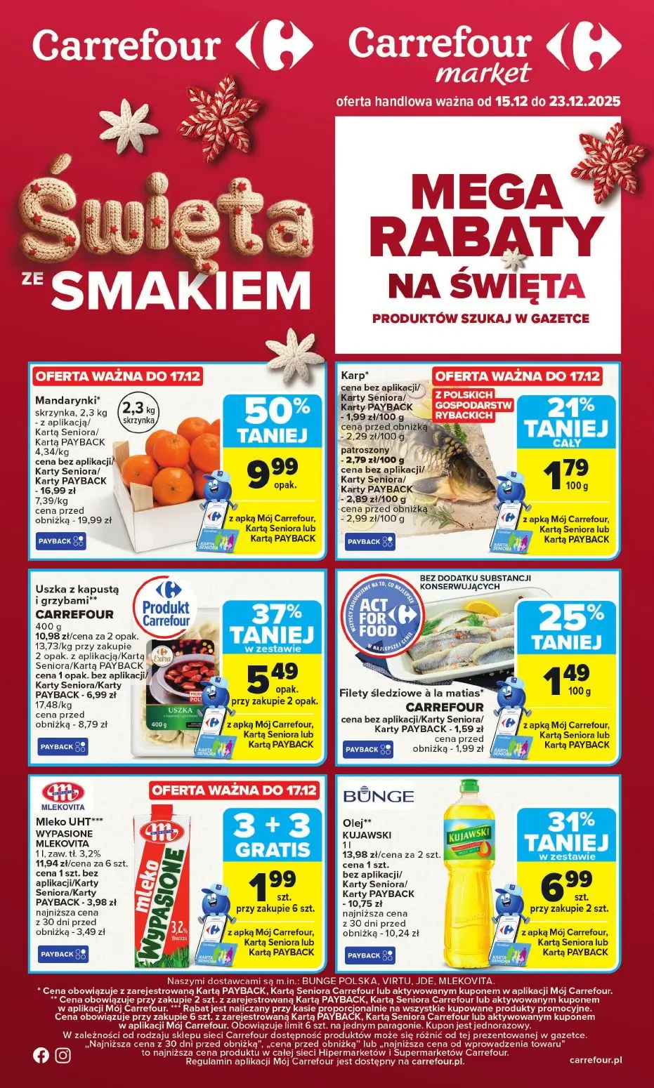 gazetka promocyjna Carrefour Święta ze smakiem - Strona 1