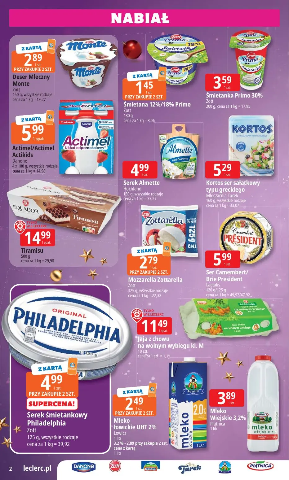 gazetka promocyjna E.Leclerc Święta w dobrej cenie - Strona 2