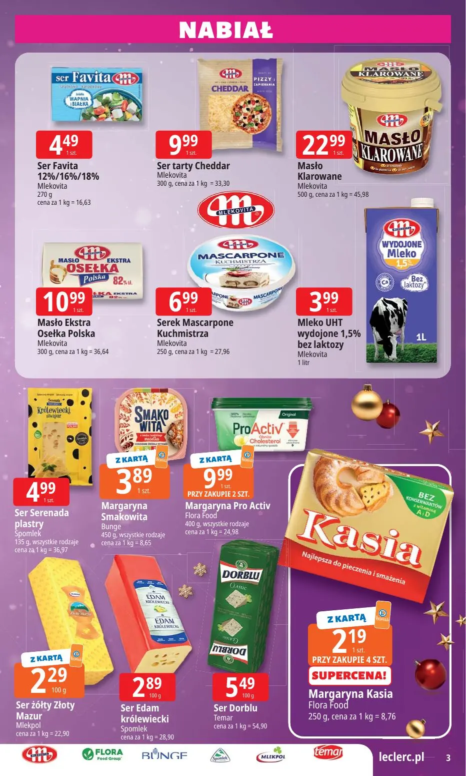 gazetka promocyjna E.Leclerc Święta w dobrej cenie - Strona 3