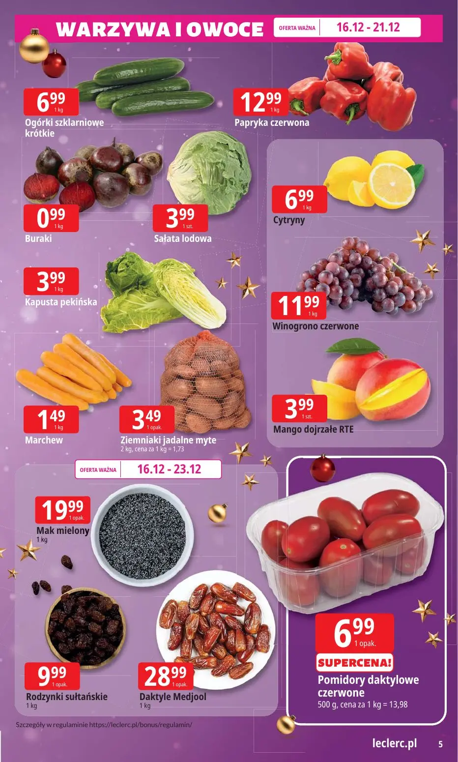 gazetka promocyjna E.Leclerc Święta w dobrej cenie - Strona 5