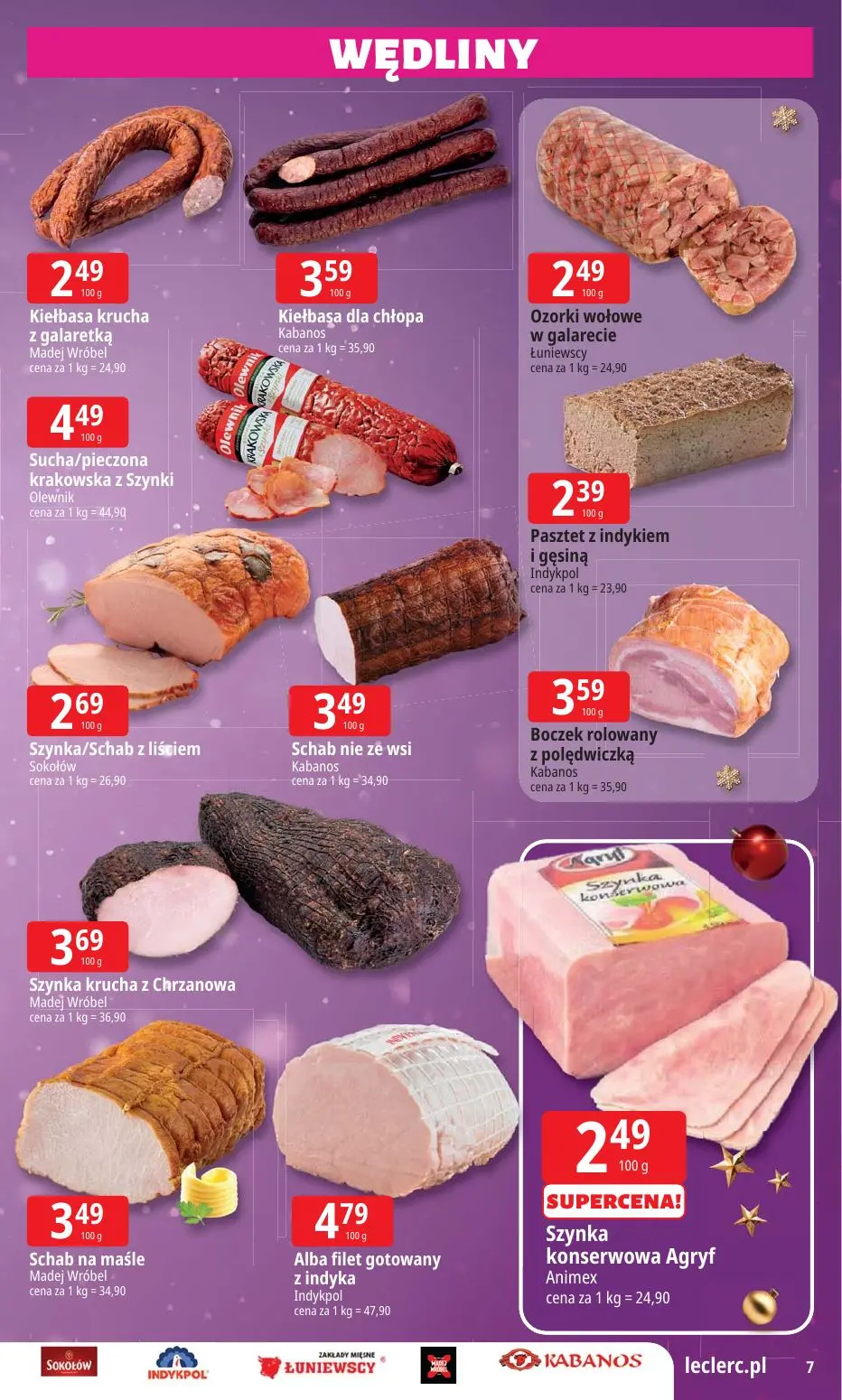 gazetka promocyjna E.Leclerc Święta w dobrej cenie - Strona 7