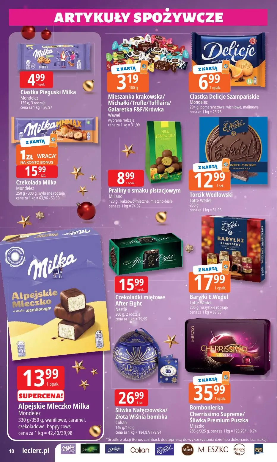 gazetka promocyjna E.Leclerc Święta w dobrej cenie - Strona 10