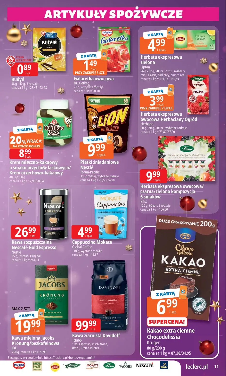 gazetka promocyjna E.Leclerc Święta w dobrej cenie - Strona 11