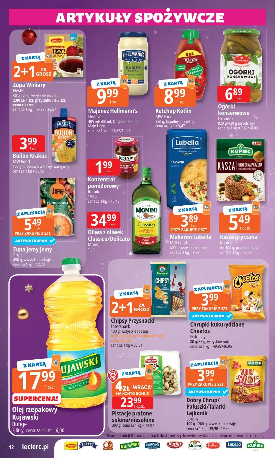 gazetka promocyjna E.Leclerc Święta w dobrej cenie - Strona 12