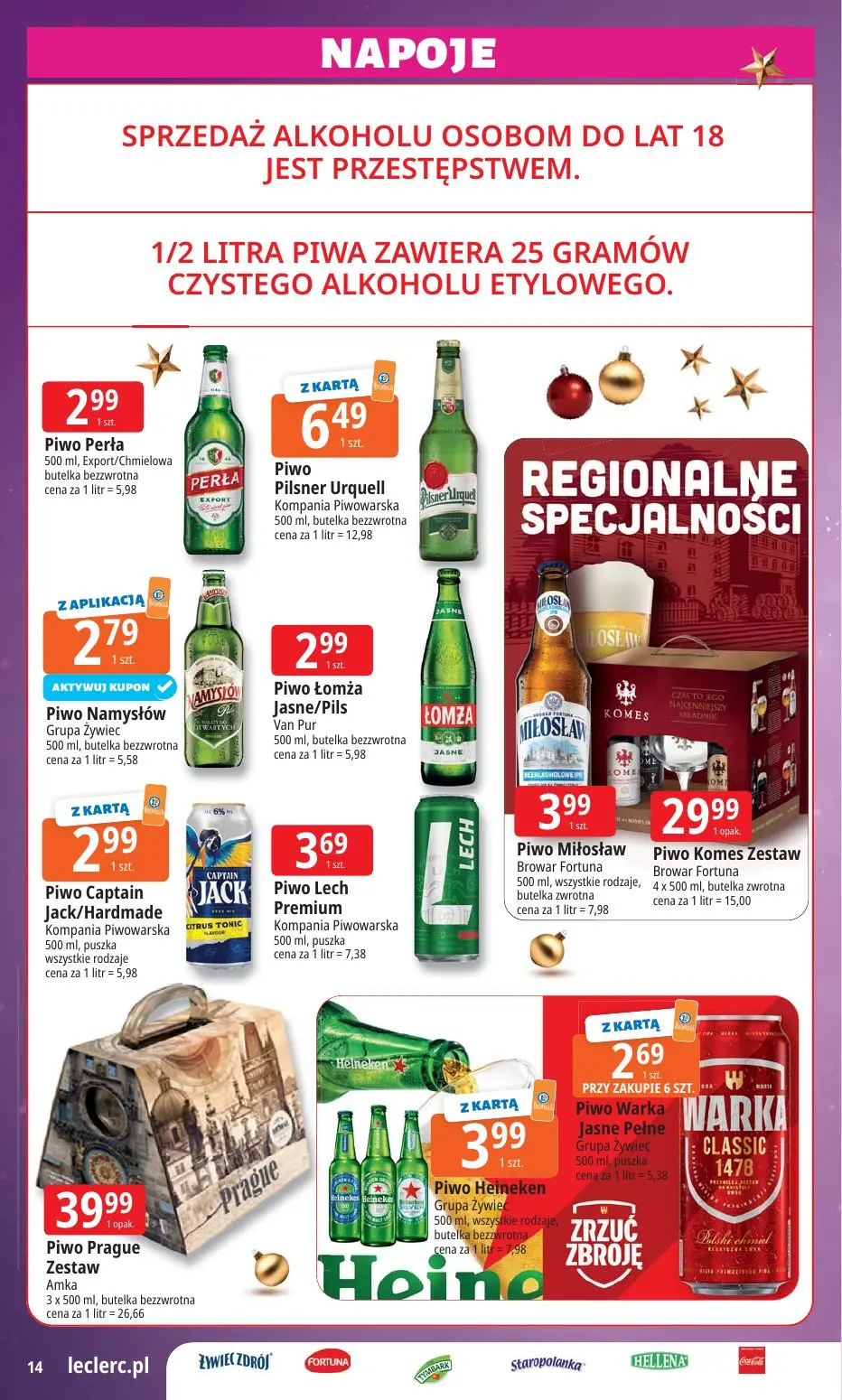 gazetka promocyjna E.Leclerc Święta w dobrej cenie - Strona 14