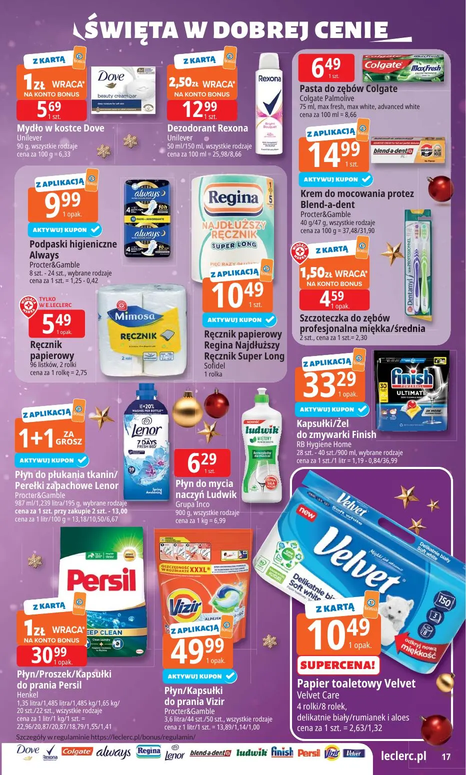 gazetka promocyjna E.Leclerc Święta w dobrej cenie - Strona 17