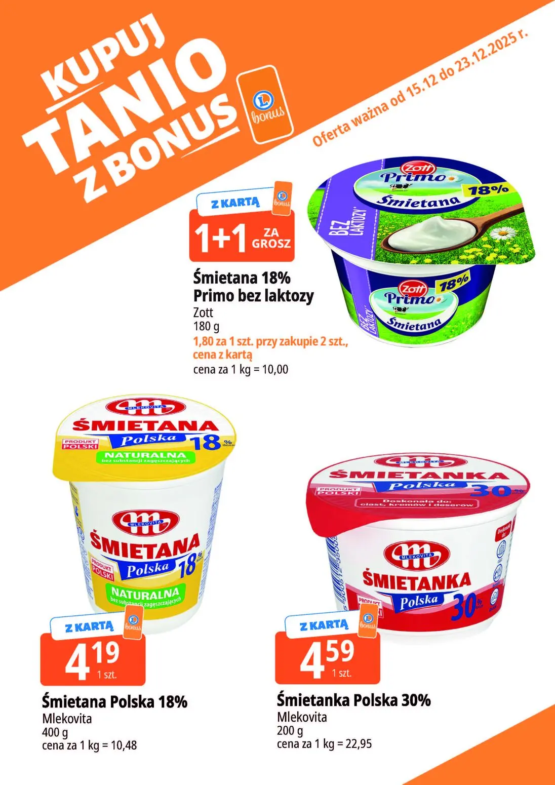 gazetka promocyjna E.Leclerc Bonus z apką - Strona 1