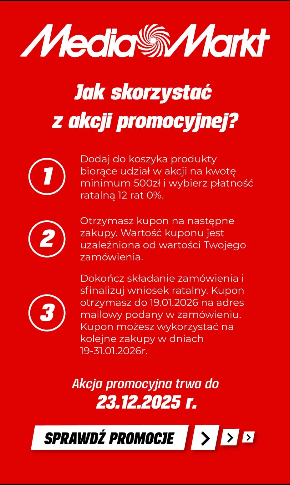 gazetka promocyjna Media Markt Do -1000 zł od Mikołaja przy zakupach na raty! - Strona 2