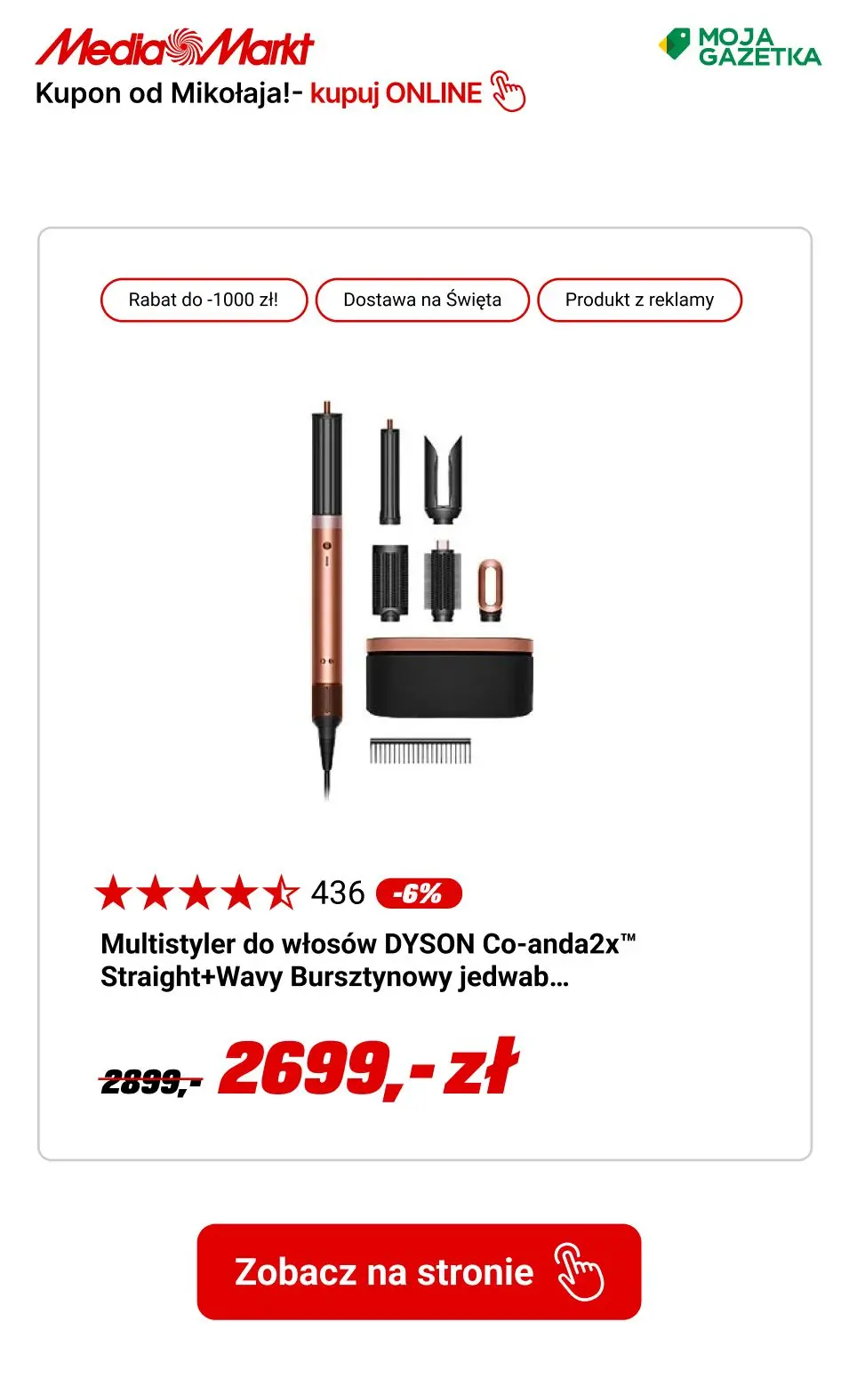 gazetka promocyjna Media Markt Do -1000 zł od Mikołaja przy zakupach na raty! - Strona 3