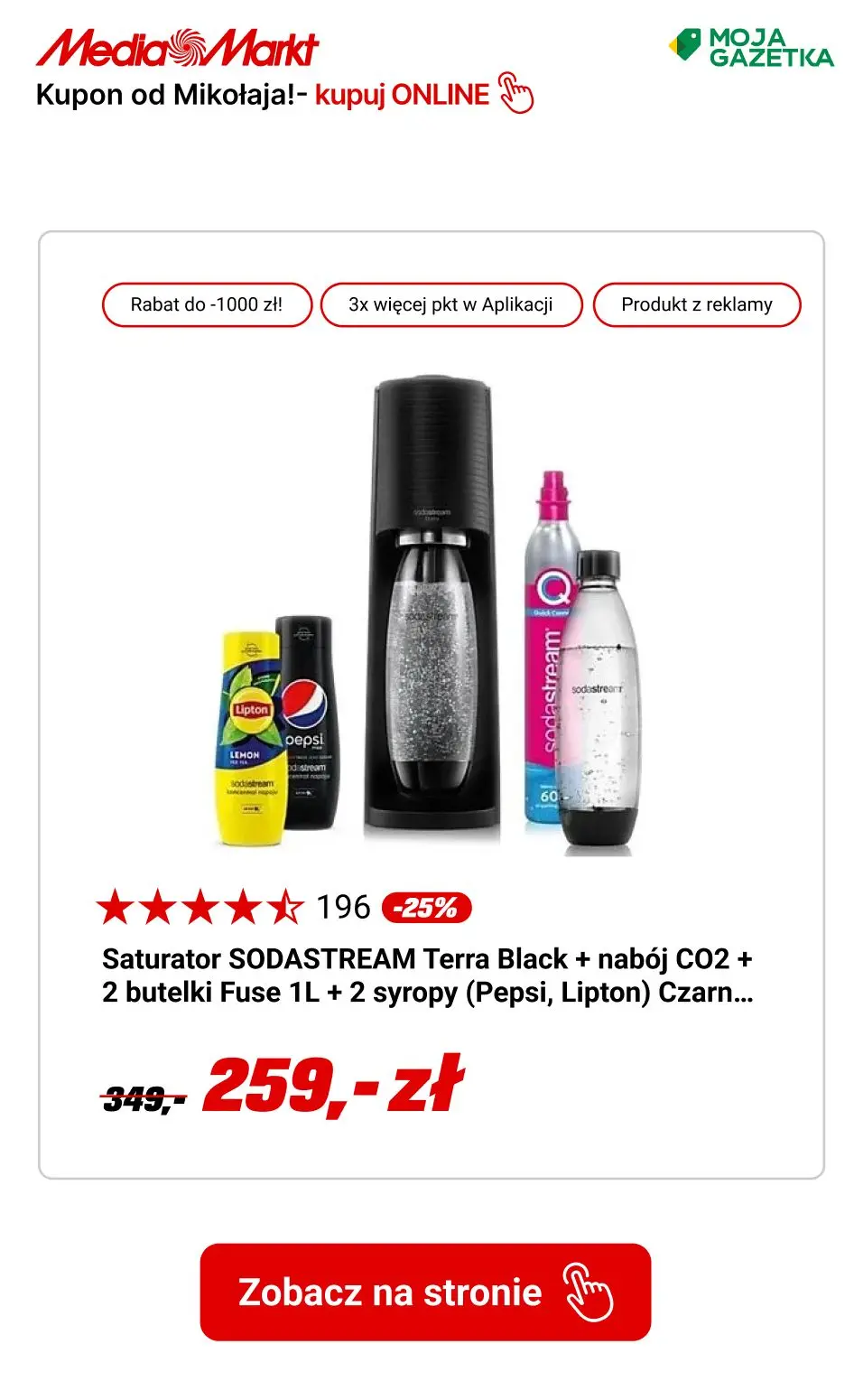 gazetka promocyjna Media Markt Do -1000 zł od Mikołaja przy zakupach na raty! - Strona 4