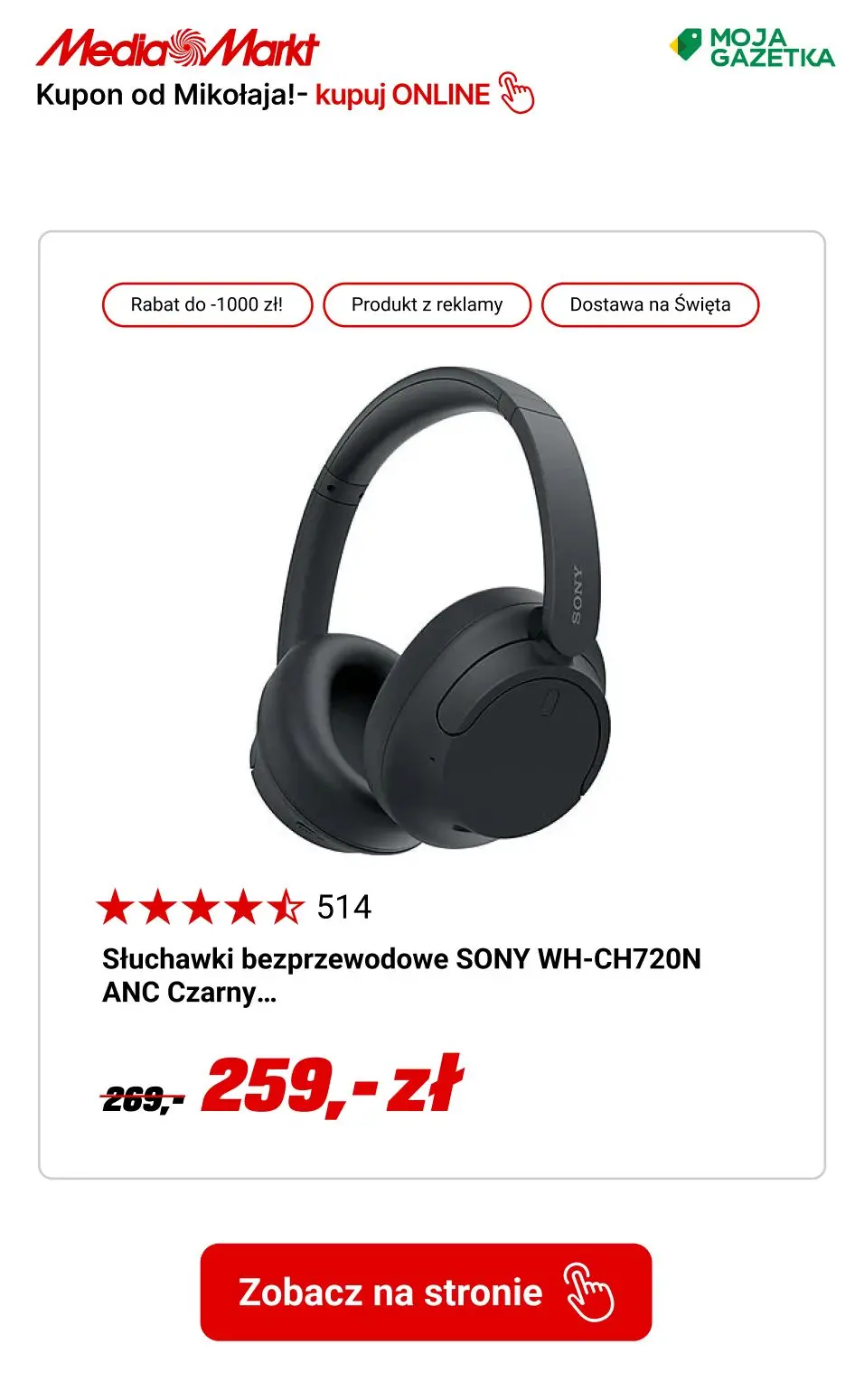 gazetka promocyjna Media Markt Do -1000 zł od Mikołaja przy zakupach na raty! - Strona 9