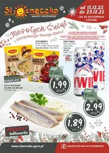 Gazetka promocyjna Słoneczko, ważna od 2025-12-15 do 2025-12-23.