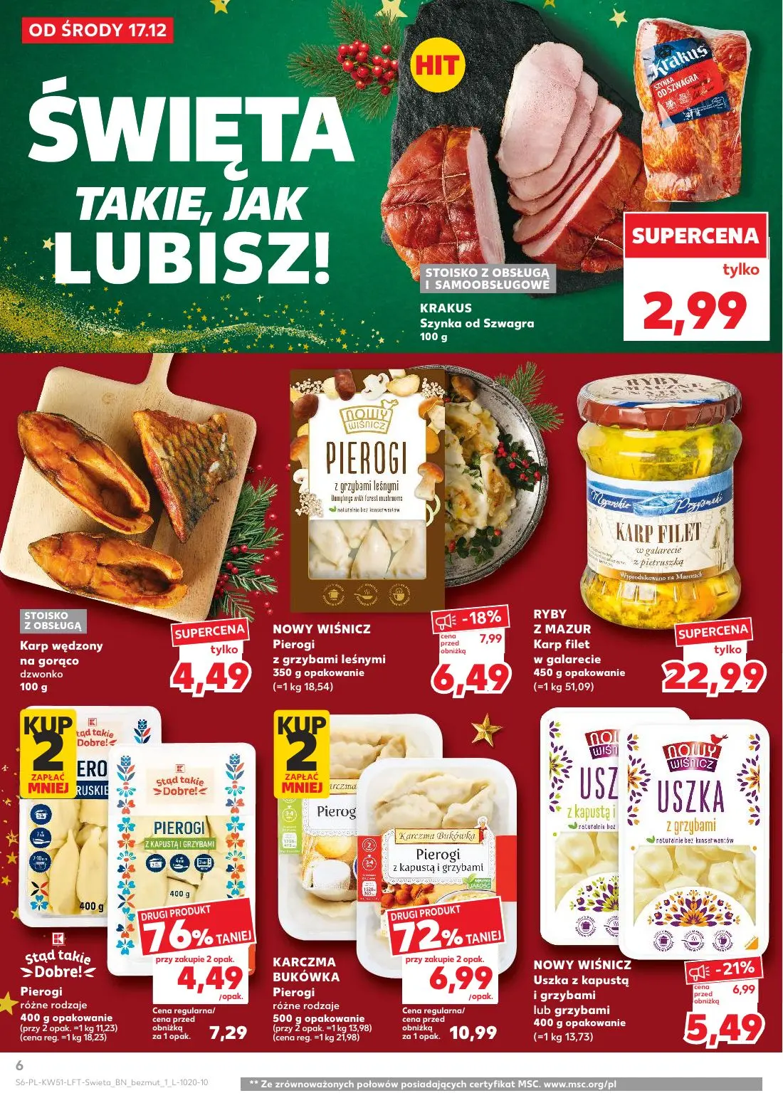 gazetka promocyjna Kaufland Świąteczne hity cenowe - Strona 6