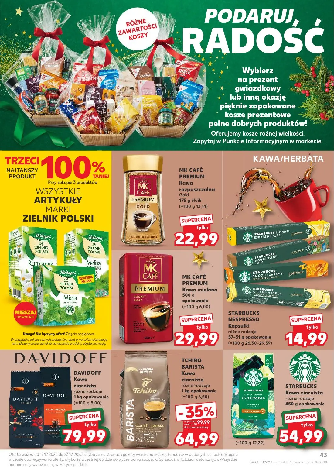 gazetka promocyjna Kaufland Świąteczne hity cenowe - Strona 43