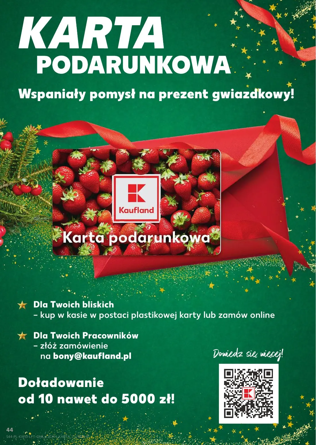 gazetka promocyjna Kaufland Świąteczne hity cenowe - Strona 44