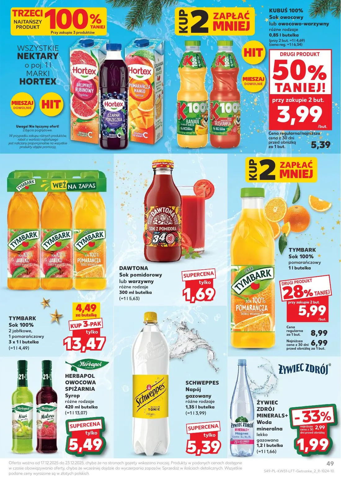 gazetka promocyjna Kaufland Świąteczne hity cenowe - Strona 49
