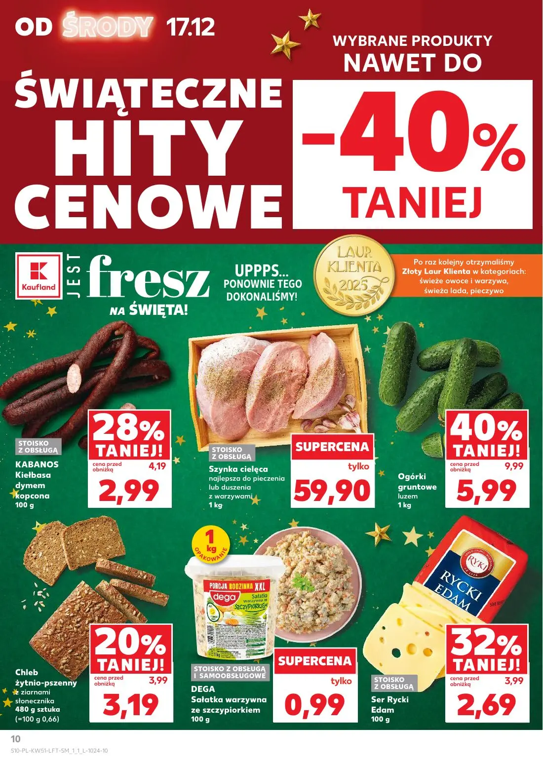 gazetka promocyjna Kaufland Świąteczne hity cenowe - Strona 10