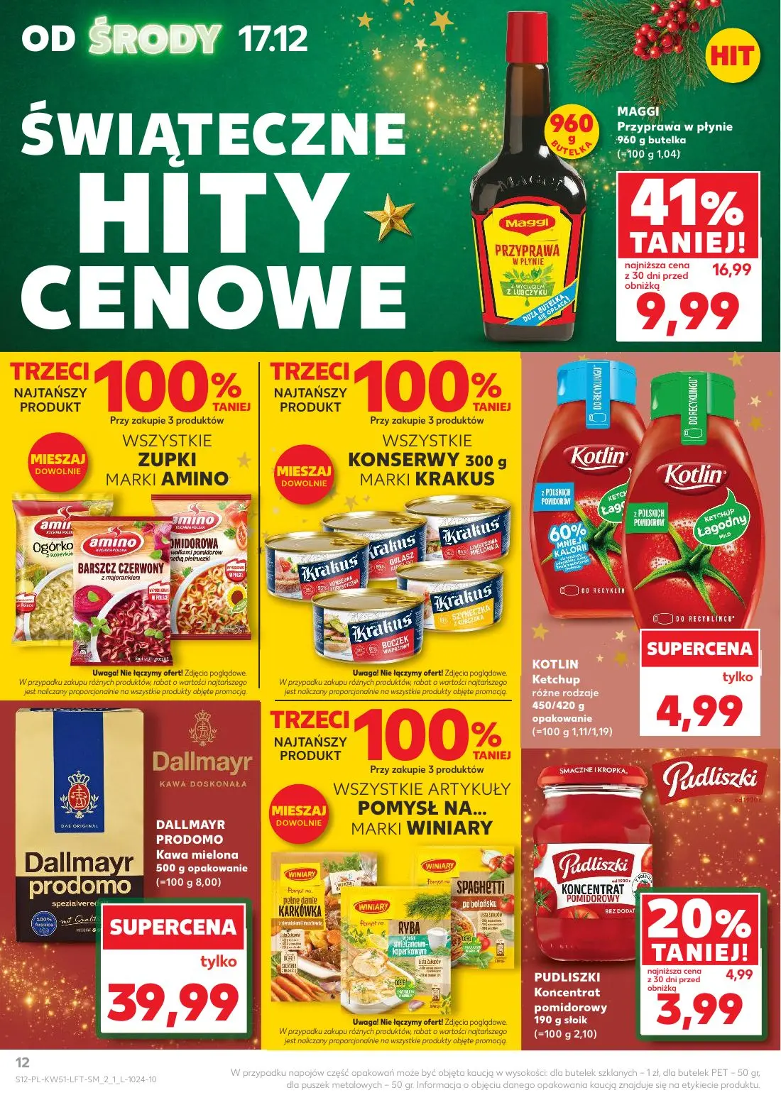 gazetka promocyjna Kaufland Świąteczne hity cenowe - Strona 12