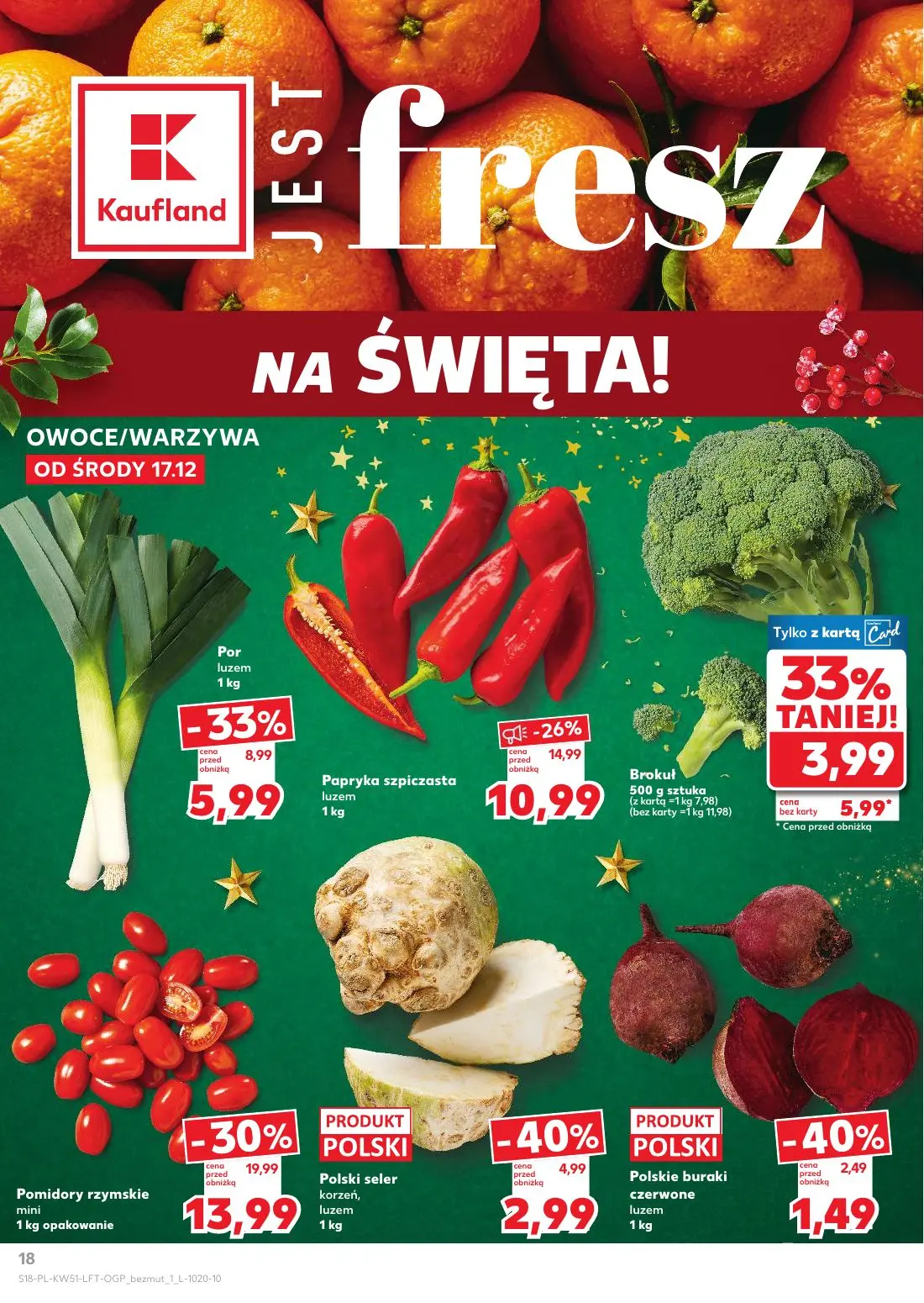 gazetka promocyjna Kaufland Świąteczne hity cenowe - Strona 18