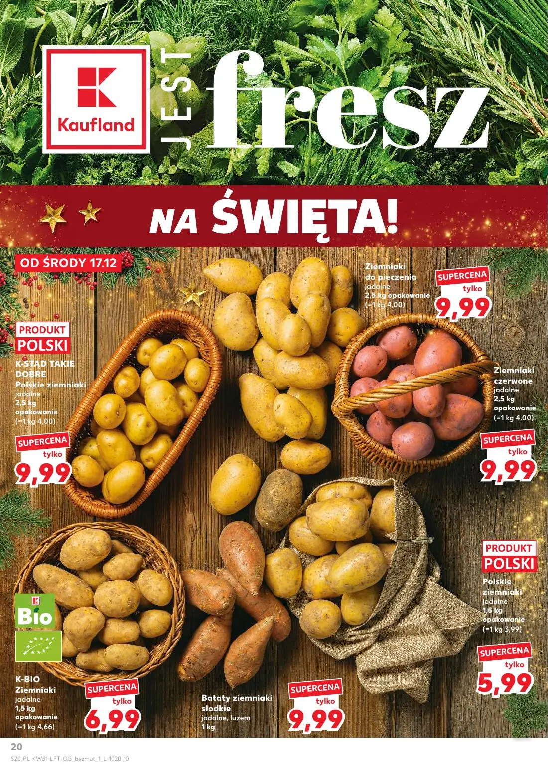 gazetka promocyjna Kaufland Świąteczne hity cenowe - Strona 20