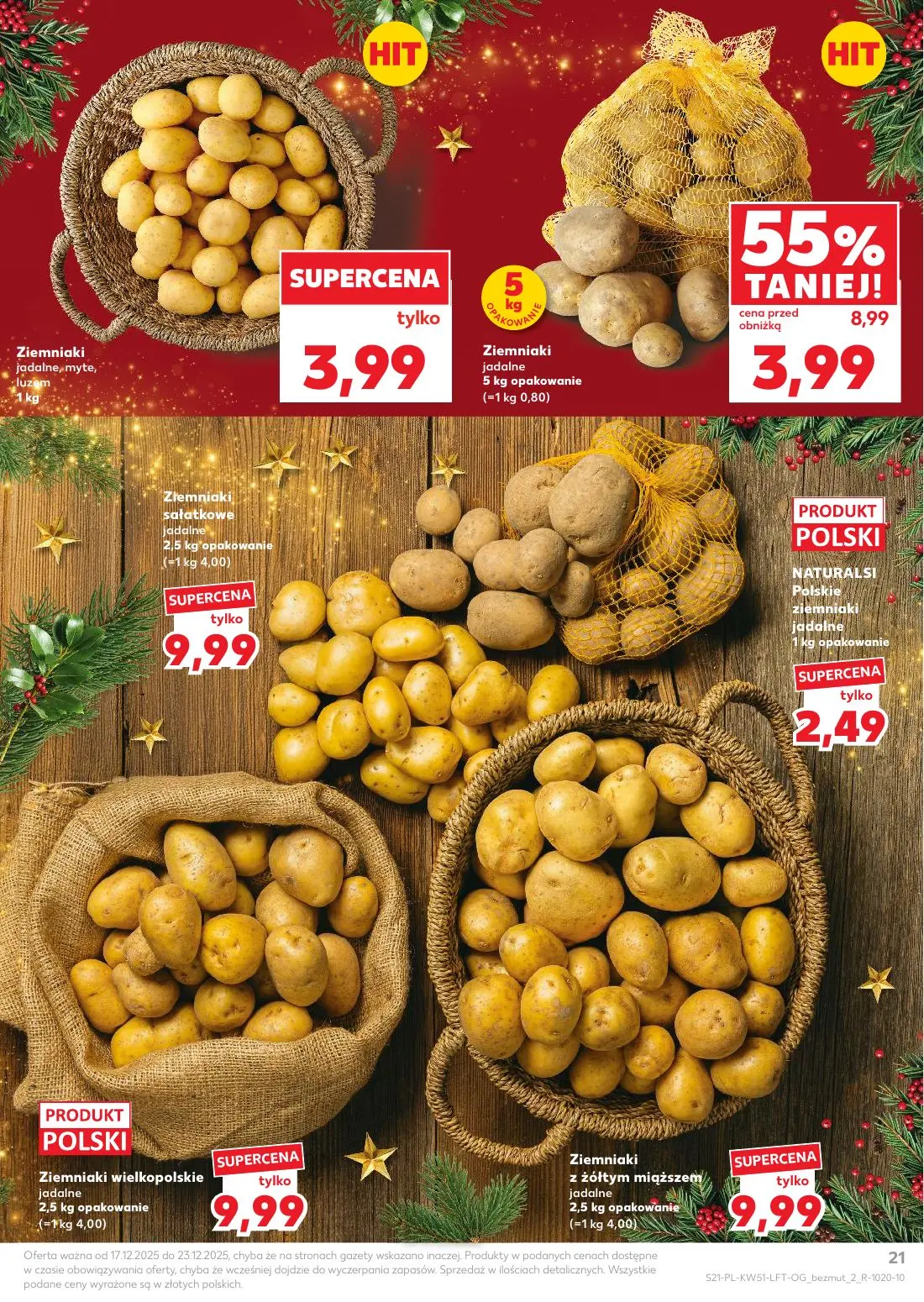 gazetka promocyjna Kaufland Świąteczne hity cenowe - Strona 21