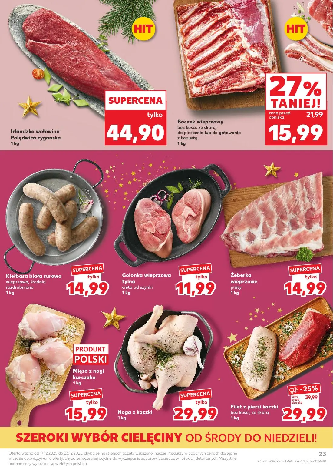 gazetka promocyjna Kaufland Świąteczne hity cenowe - Strona 23