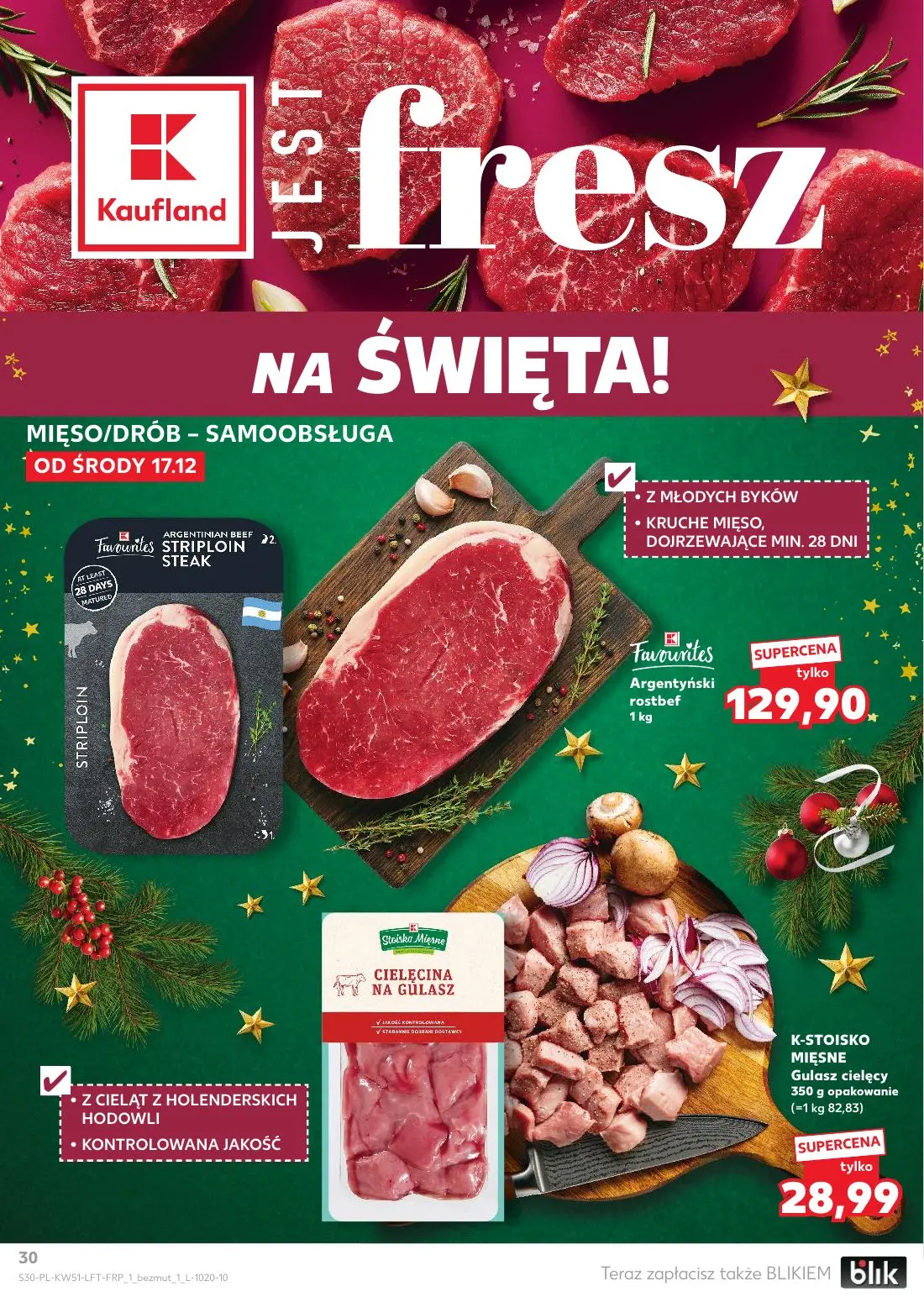 gazetka promocyjna Kaufland Świąteczne hity cenowe - Strona 30