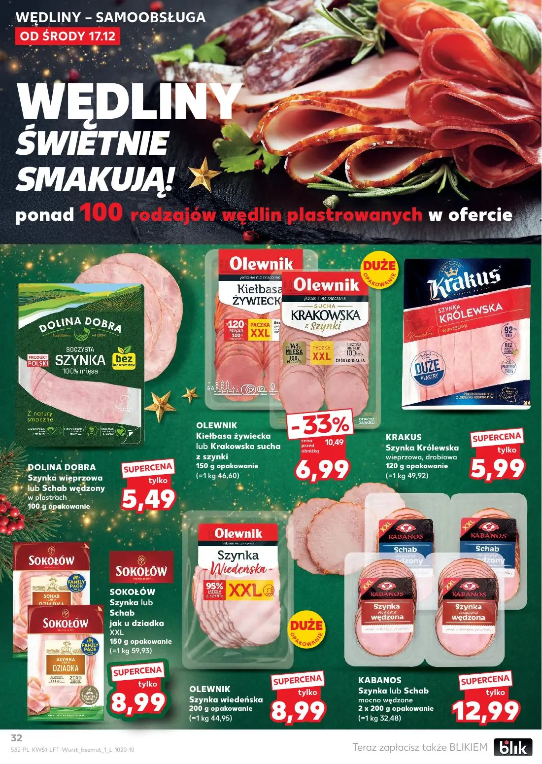 gazetka promocyjna Kaufland Świąteczne hity cenowe - Strona 32