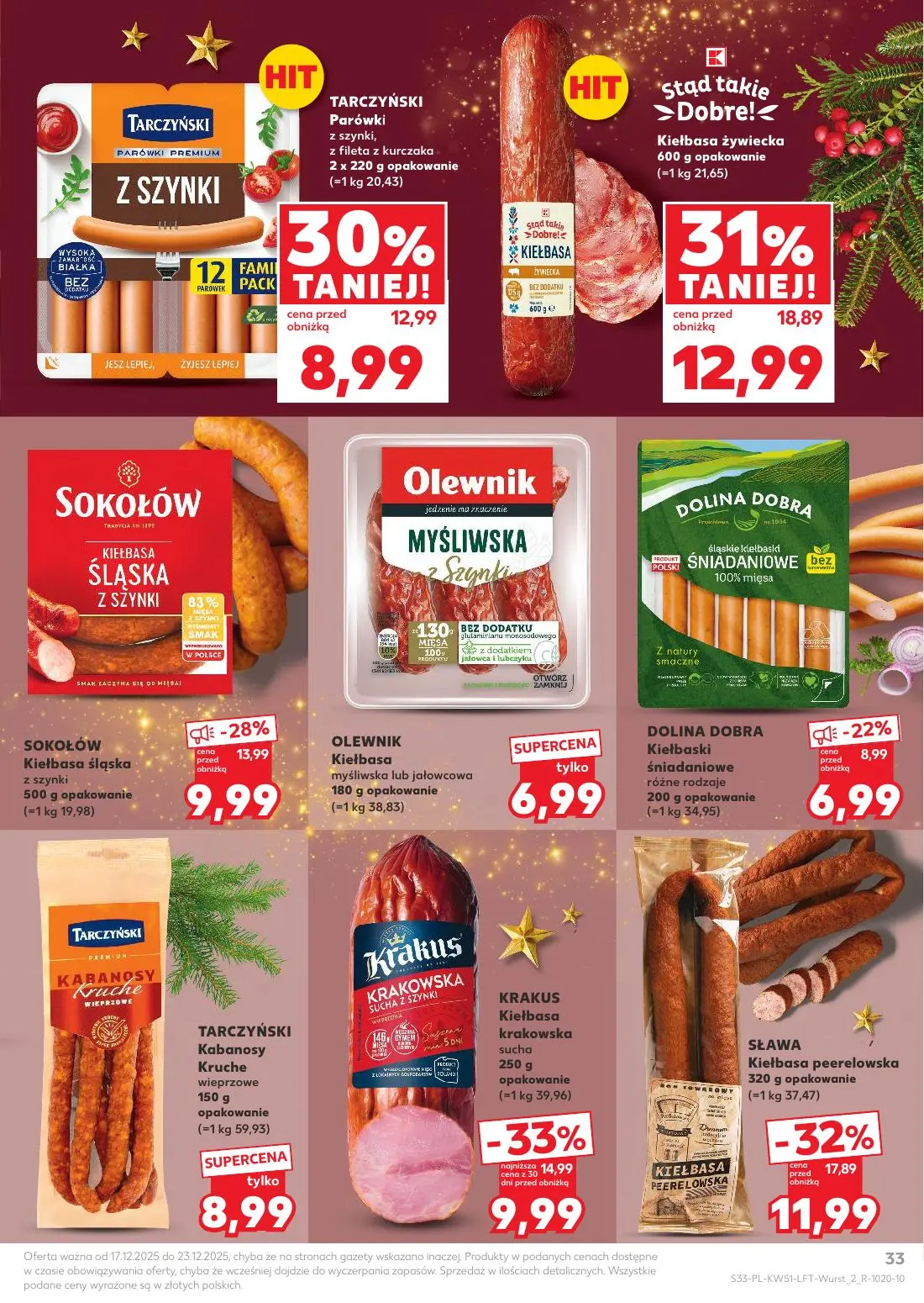 gazetka promocyjna Kaufland Świąteczne hity cenowe - Strona 33
