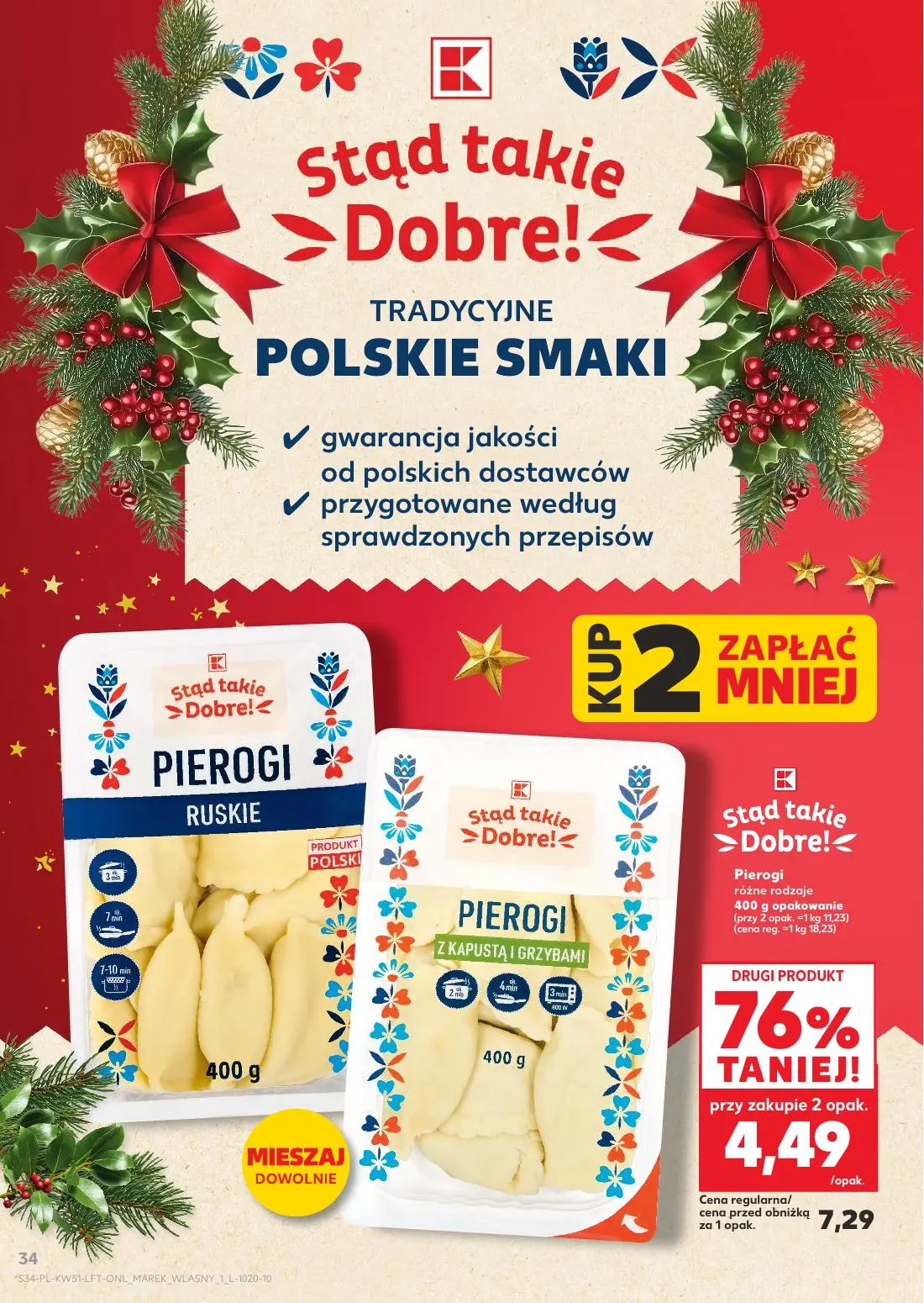 gazetka promocyjna Kaufland Świąteczne hity cenowe - Strona 34